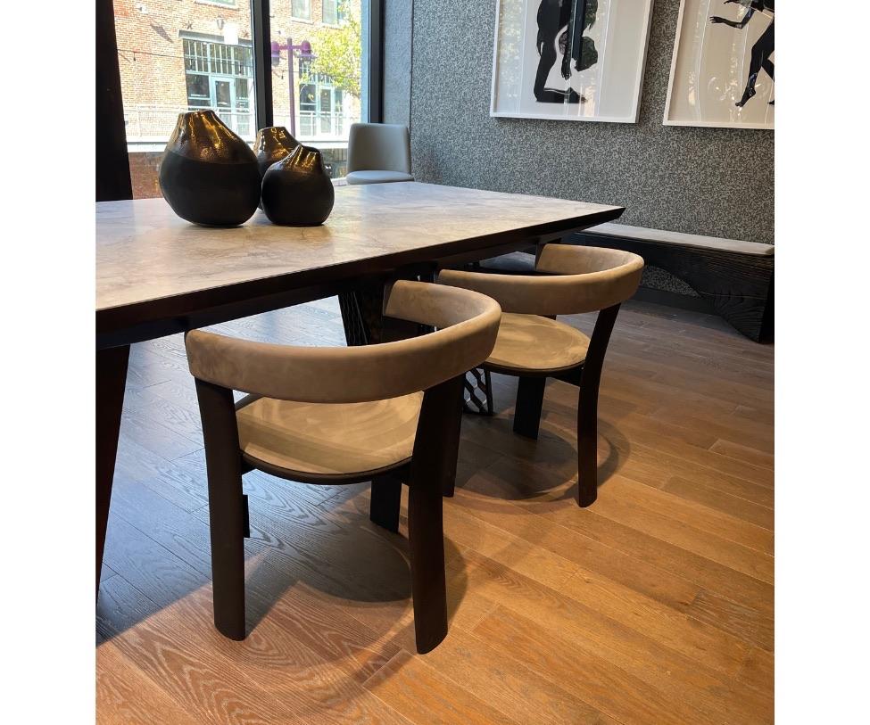 Henge Noce Dining Chairs Set by Yabu Pushelberg In Excellent Condition For Sale In Boston, MA