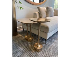 Henge Small Mushroom Side Table Bronze by Yabu Pushelberg