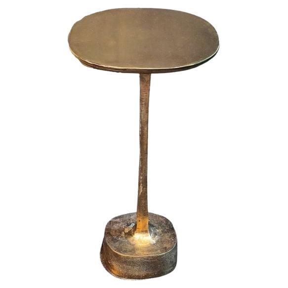 Petite table d'appoint champignon en bronze de Yabu Pushelberg 