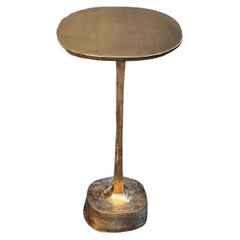 Petite table d'appoint champignon en bronze de Yabu Pushelberg 