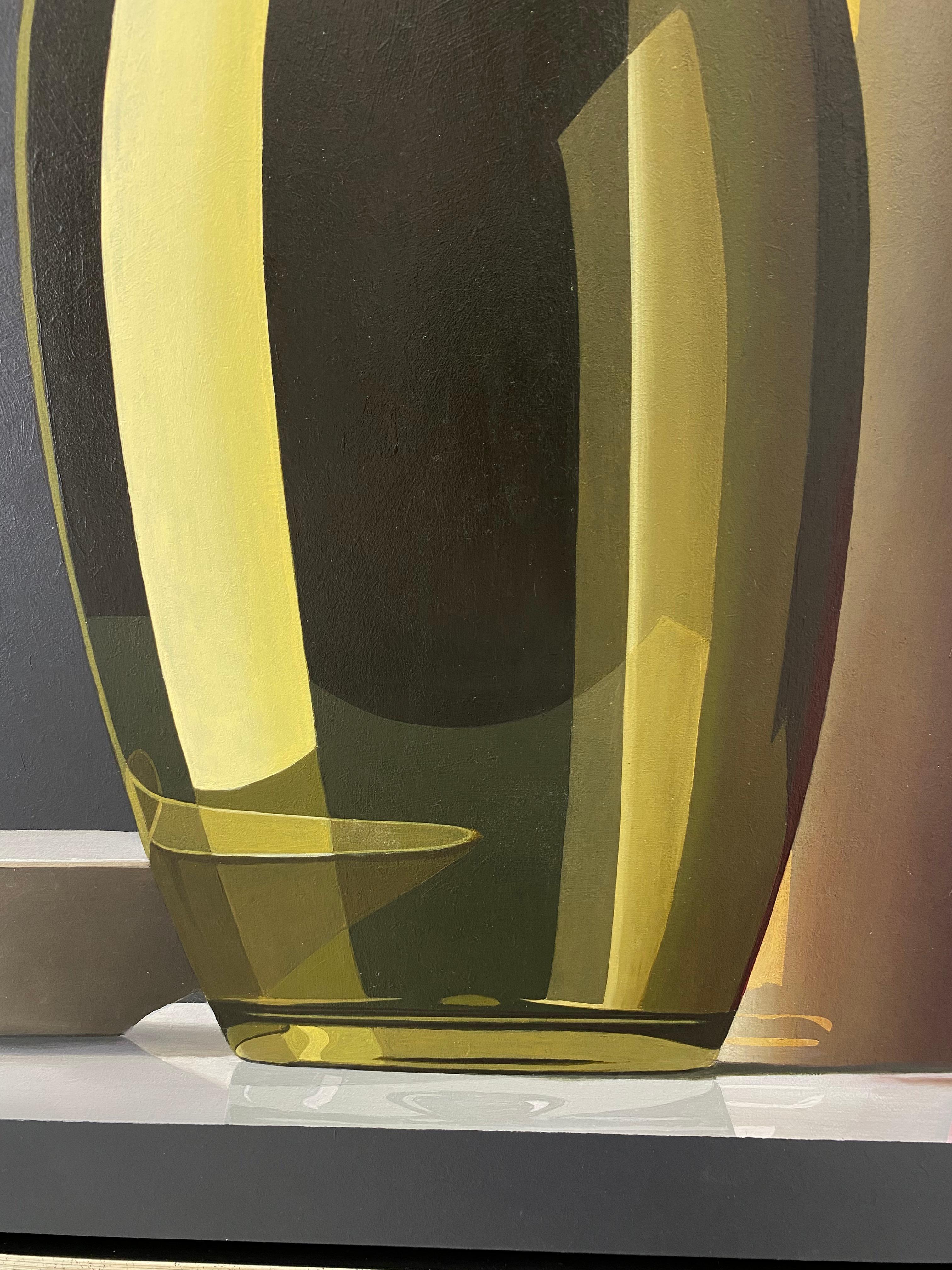 Composition with dish -21st Century Contemporary Stilllife Painting For Sale 2