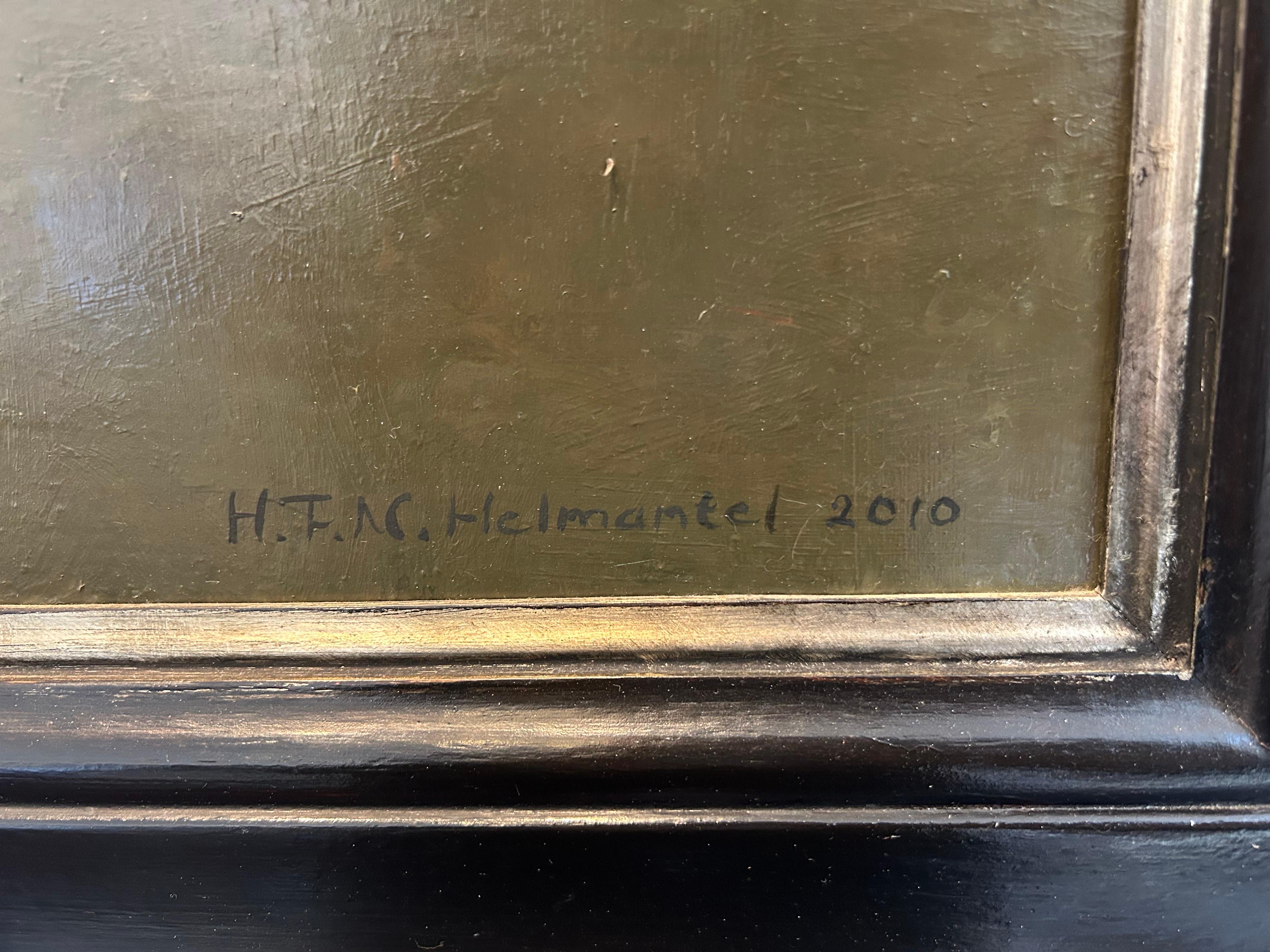 Henk Helmantel (geb. 1945) ist in Westeremden geboren und aufgewachsen. Als mittleres von fünf Kindern wuchs er als Kind eines Ehepaars auf, das in Westeremden (Groningen) eine eigene Gärtnerei betrieb. Seine Begabung für das Zeichnen zeigte sich