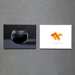 Outside Your Comfort Zone-original realism porcelain painting-contemporary Art