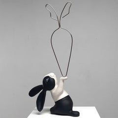 24 Carrot Gold-originelle realistische Skulptur aus der Tierwelt-Kunstwerk-zeitgenössische Kunst
