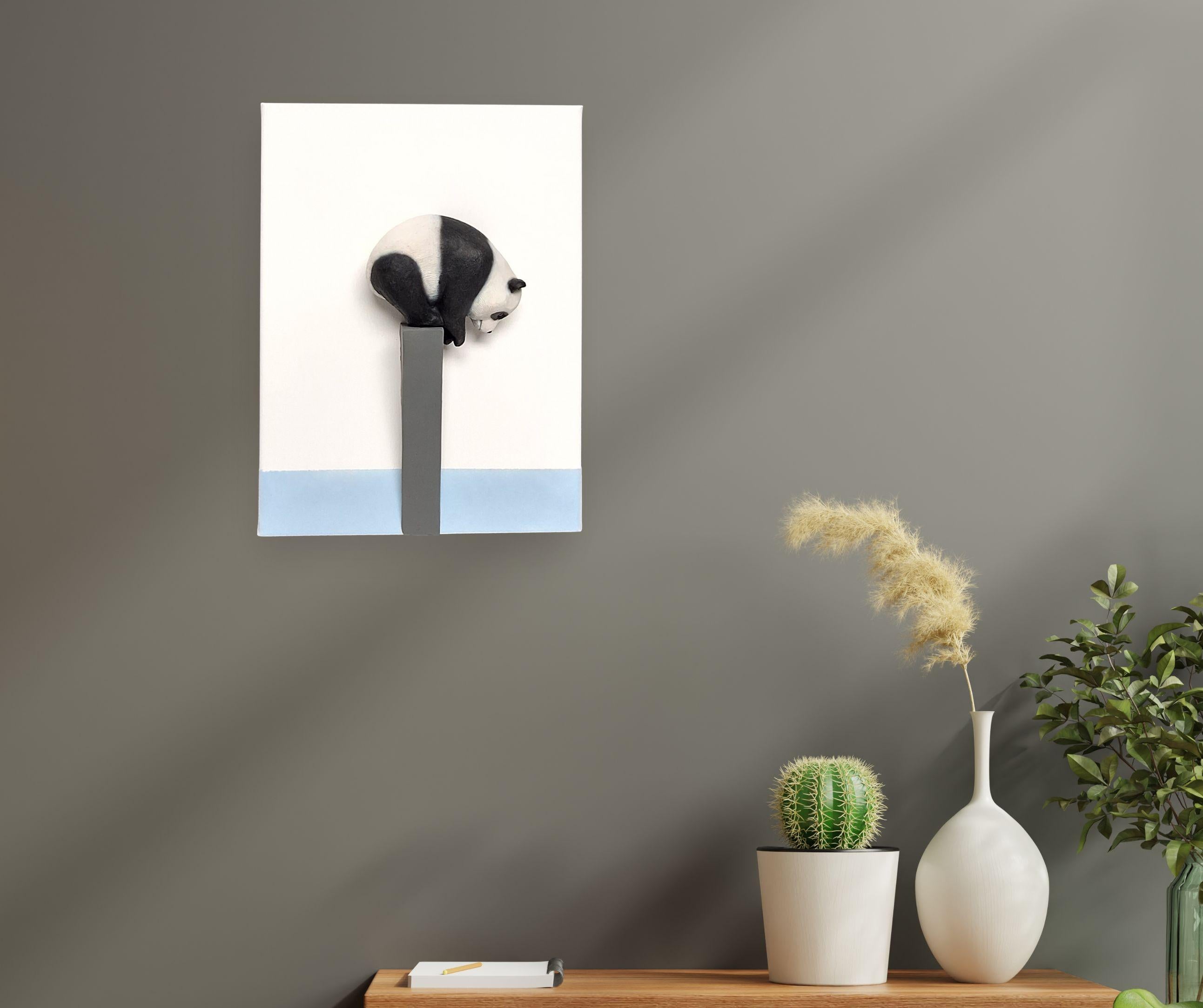 EQUILIBRIO - realismo original escultura fauna 3d obra de arte - arte contemporáneo - Art Moderno de Henk Jan Sanderman