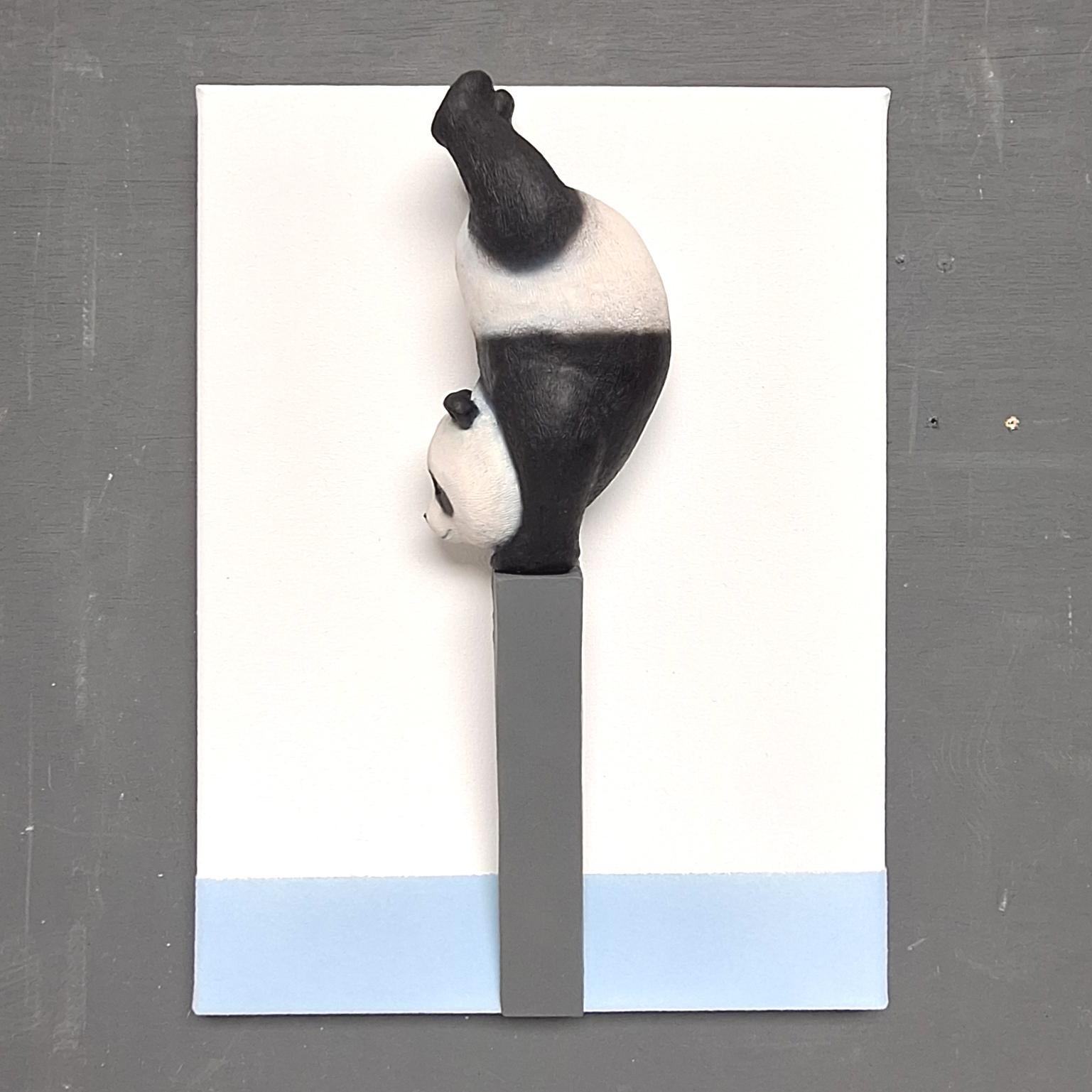 Up&Up - Sculpture animalière réaliste 3d artwork - art contemporain