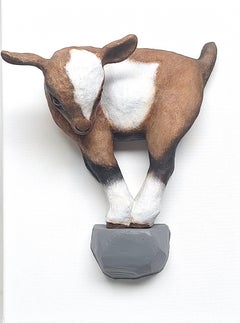 Elevated - original realism wildlife sculpture 3d artwork - contemporary art