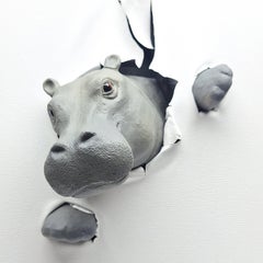 FLIPPO - original realism wildlife sculpture 3d artwork - contemporary art