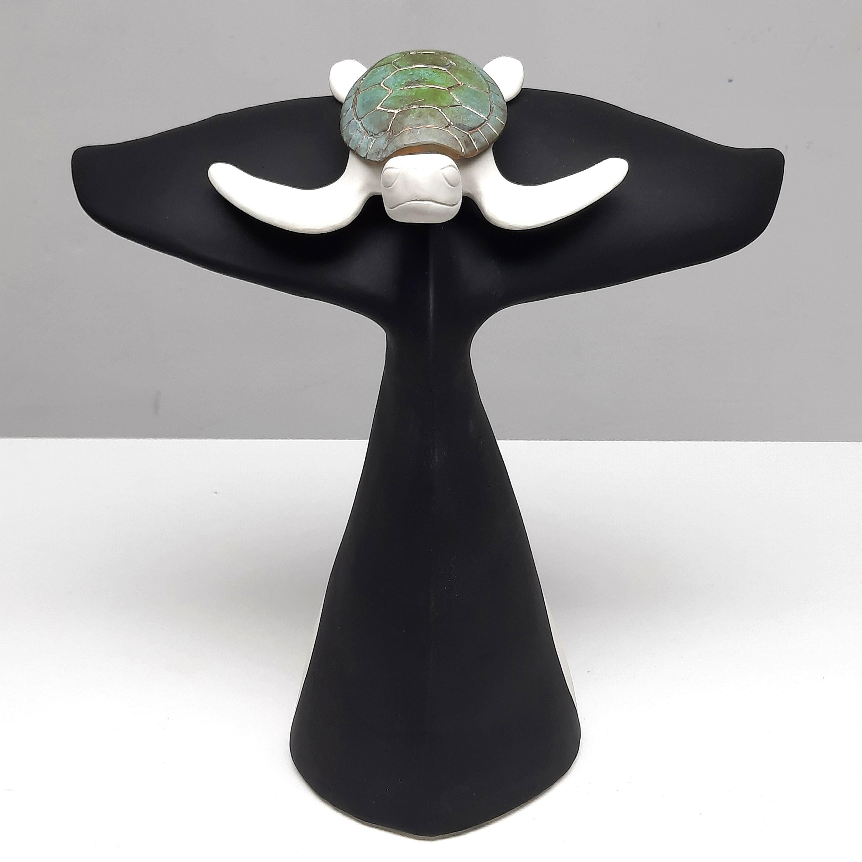 Life is too Short Enjoy II-original realism wildlife sculpture-contemporary Art For Sale 2