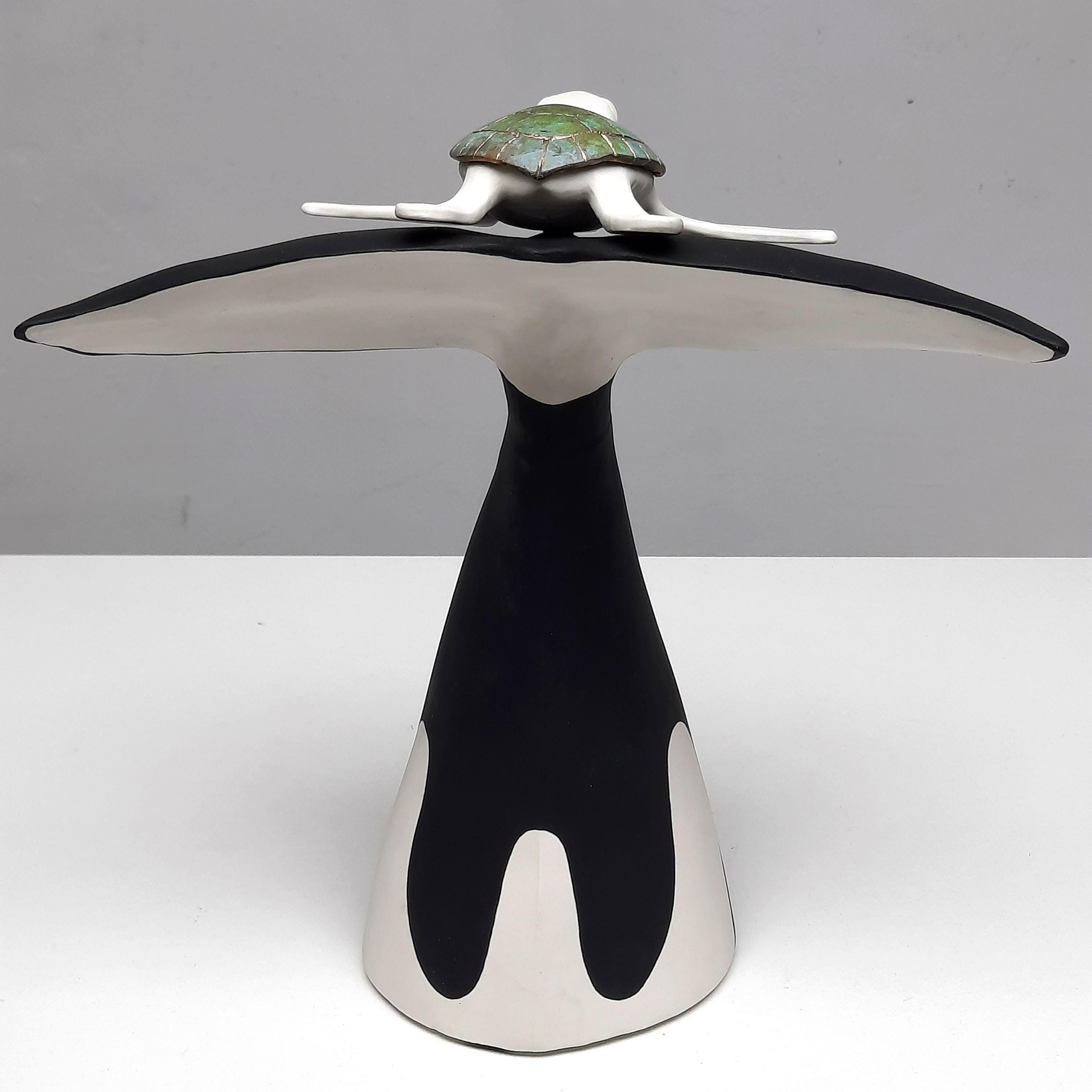 Das Leben ist zu kurz Enjoy II-originelle realistische Skulptur in freier Natur-zeitgenössische Kunst im Angebot 1