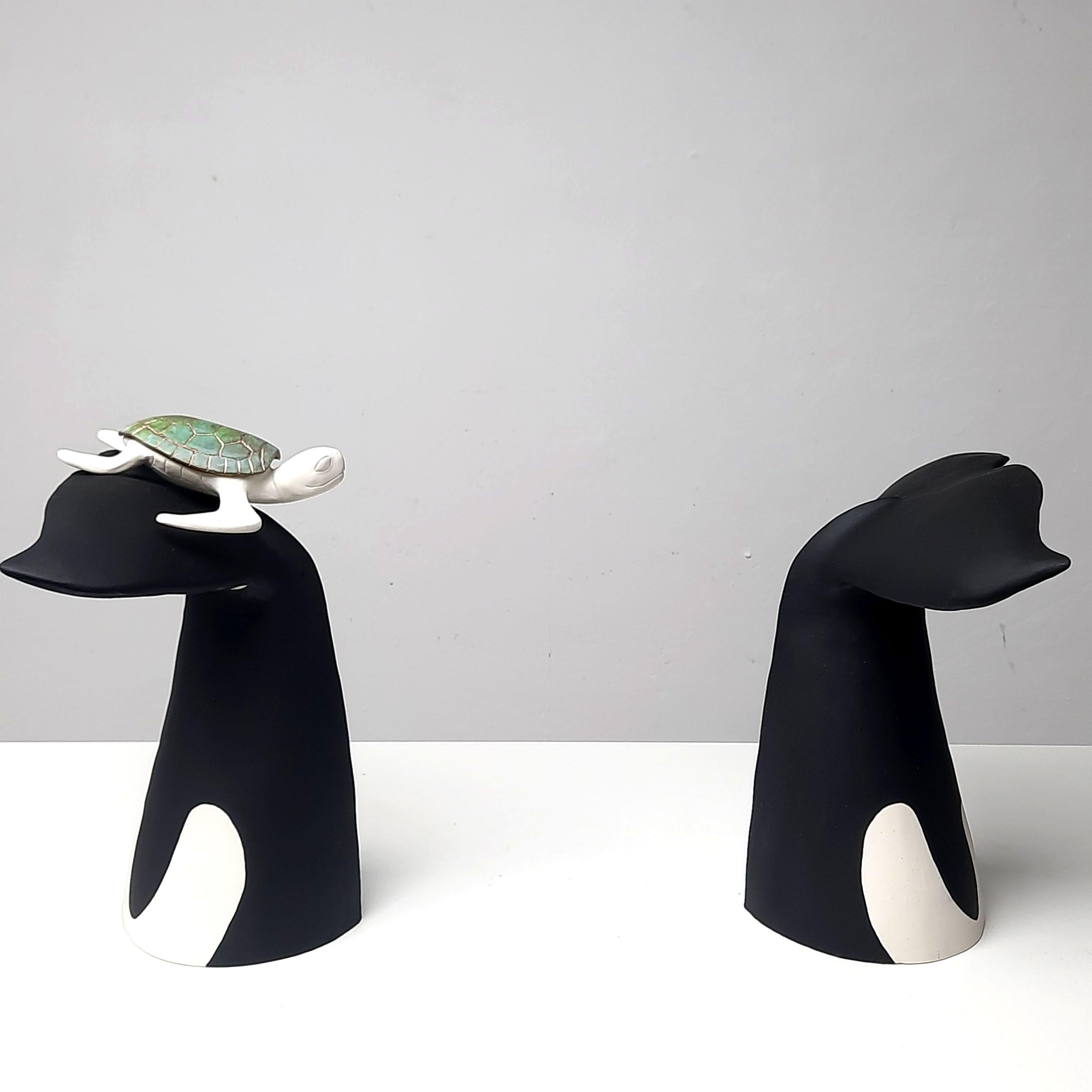 La vie est trop courte Enjoy II-sculpture animalière réaliste-art contemporain - Art de Henk Jan Sanderman