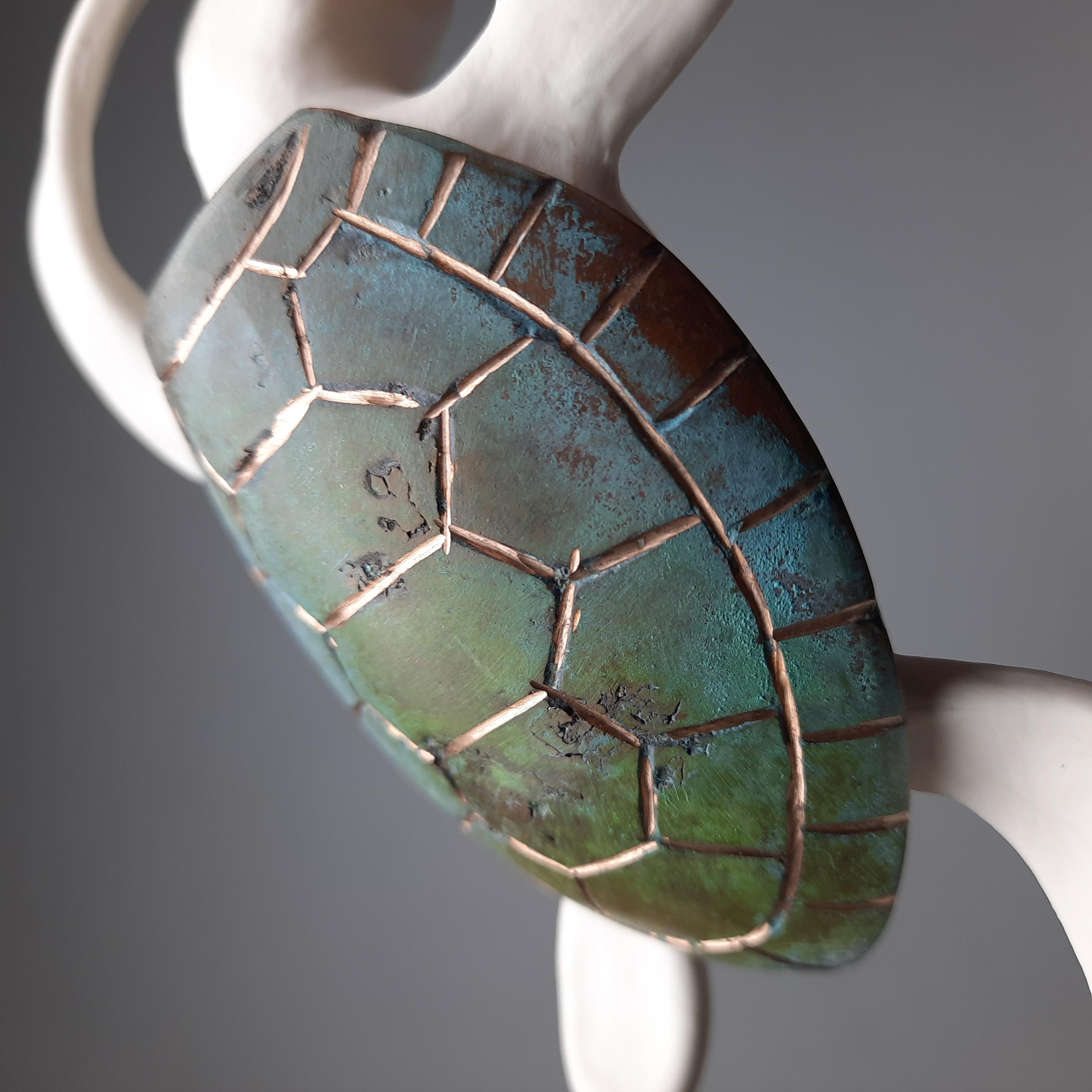 La vita è troppo breve Relax II- scultura originale realistica di fauna selvatica- Arte contemporanea in vendita 2