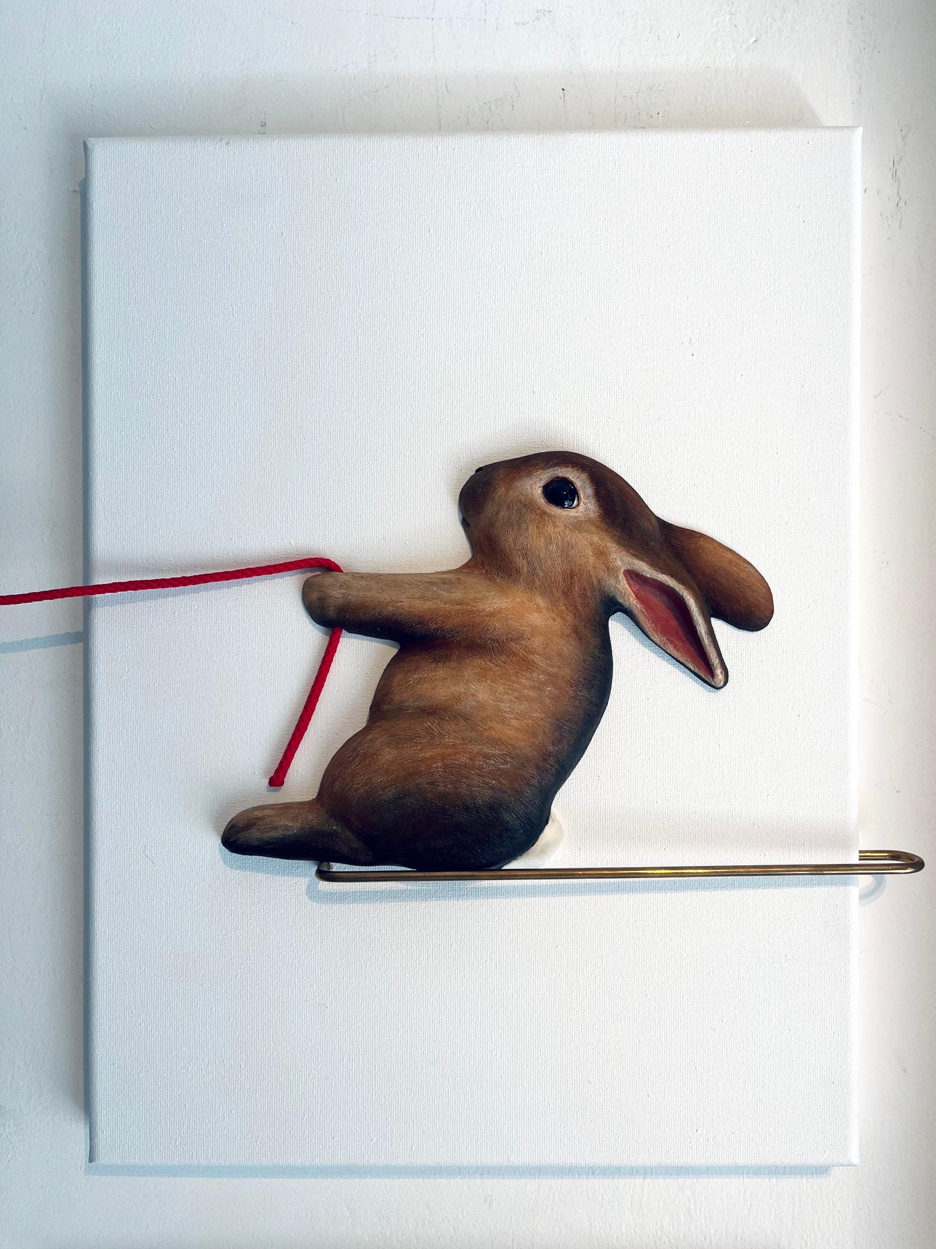 Mine-original realism wildlife sculpture-oil painting-Artwork-contemporary Art For Sale 1