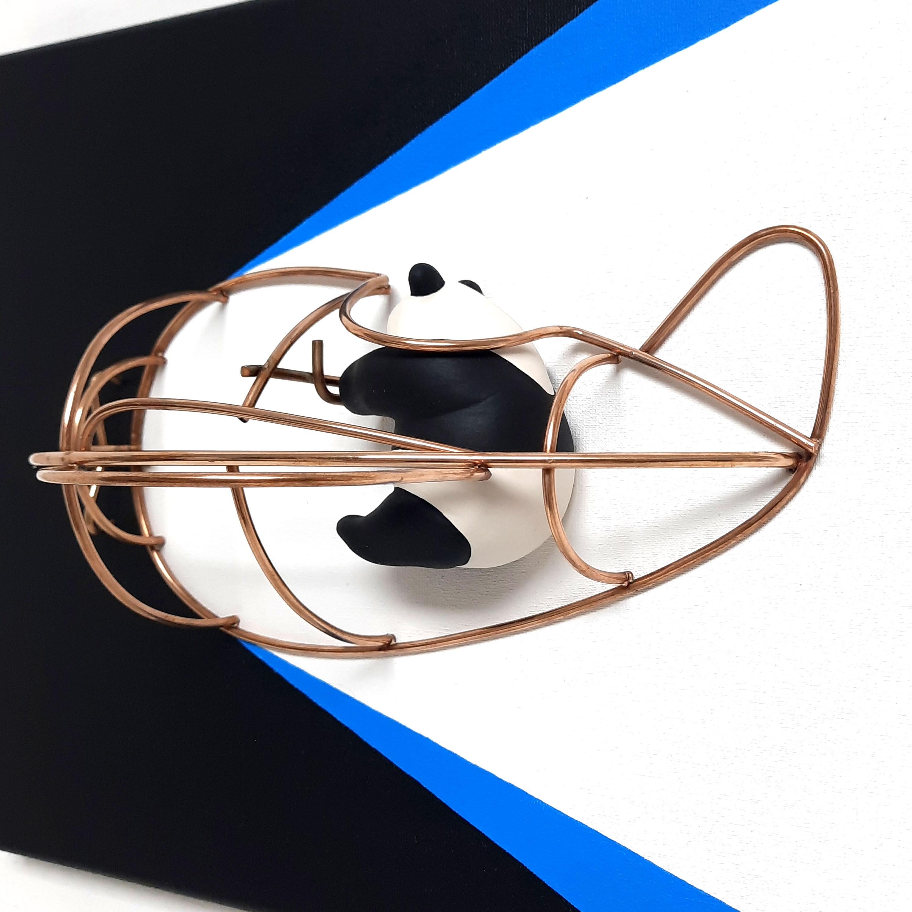 Speed of Light-original realism wildlife sculpture-painting-contemporary Art en vente 1