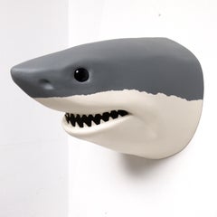 Wall shark-original realism wildlife wall sculpture-artwork-contemporary Art