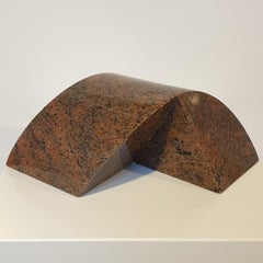 Numberless the stars swam on their shadowy field - granite abstract sculpture