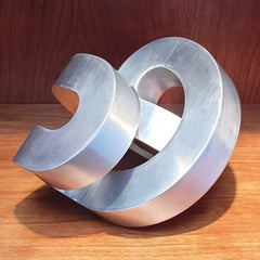 Rondeau - aluminum contemporary modern abstract geometric sculpture
