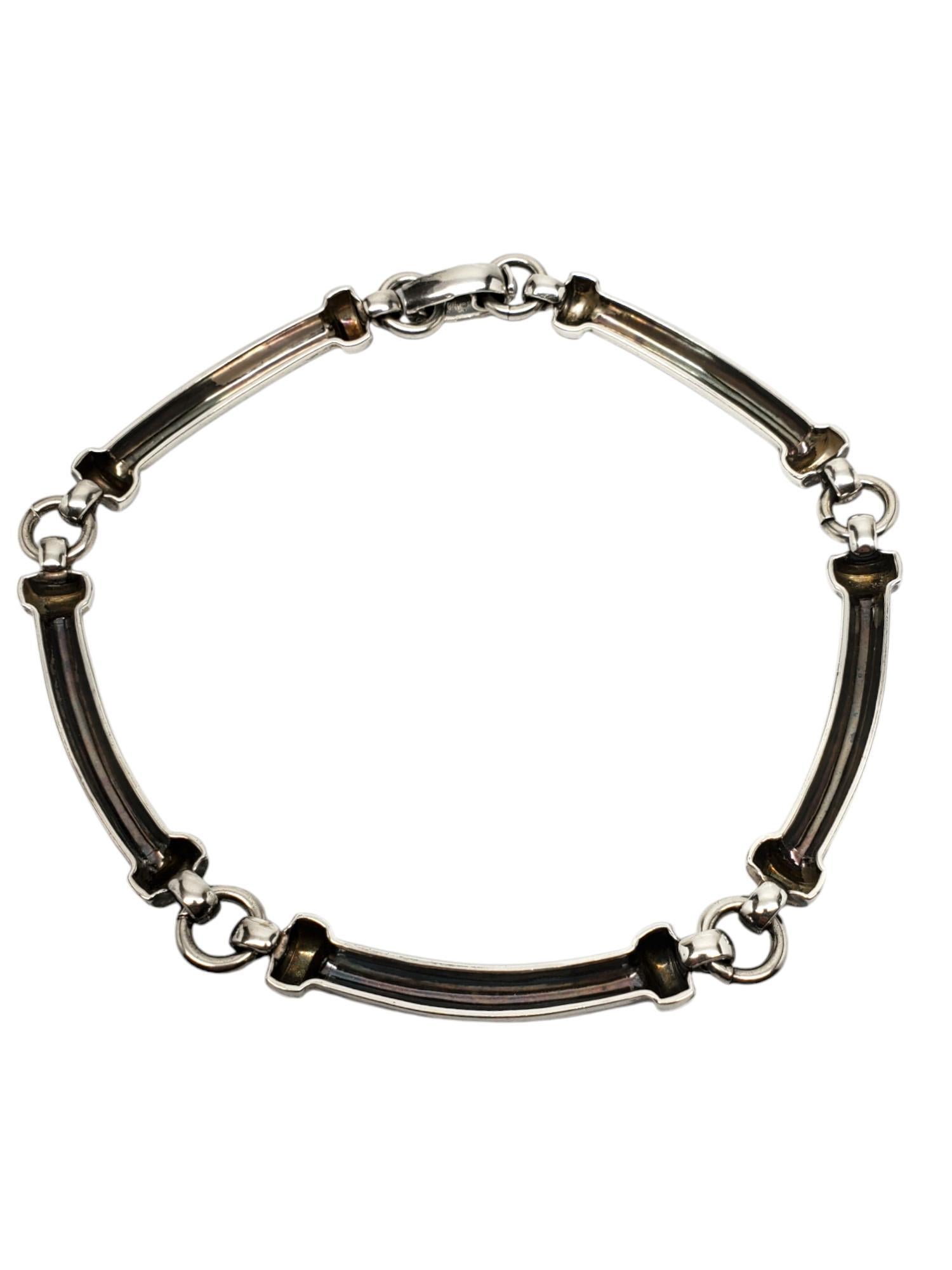 Henkel Grosse Germany 1973 Sterling Silver Choker Necklace #19584 For Sale 1