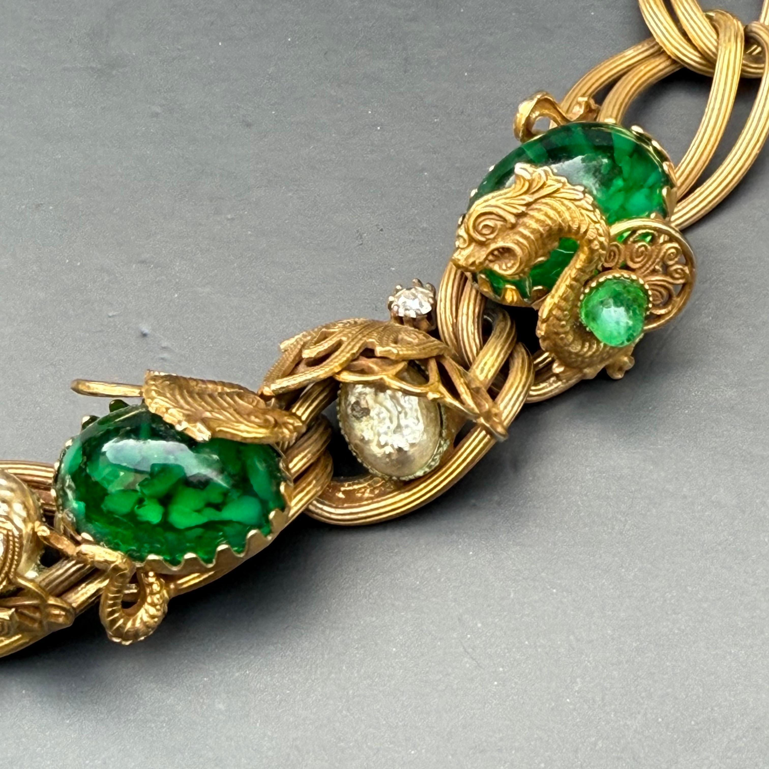 Henkel & Grosse Germany for Christian Dior necklace, 1960s For Sale 1