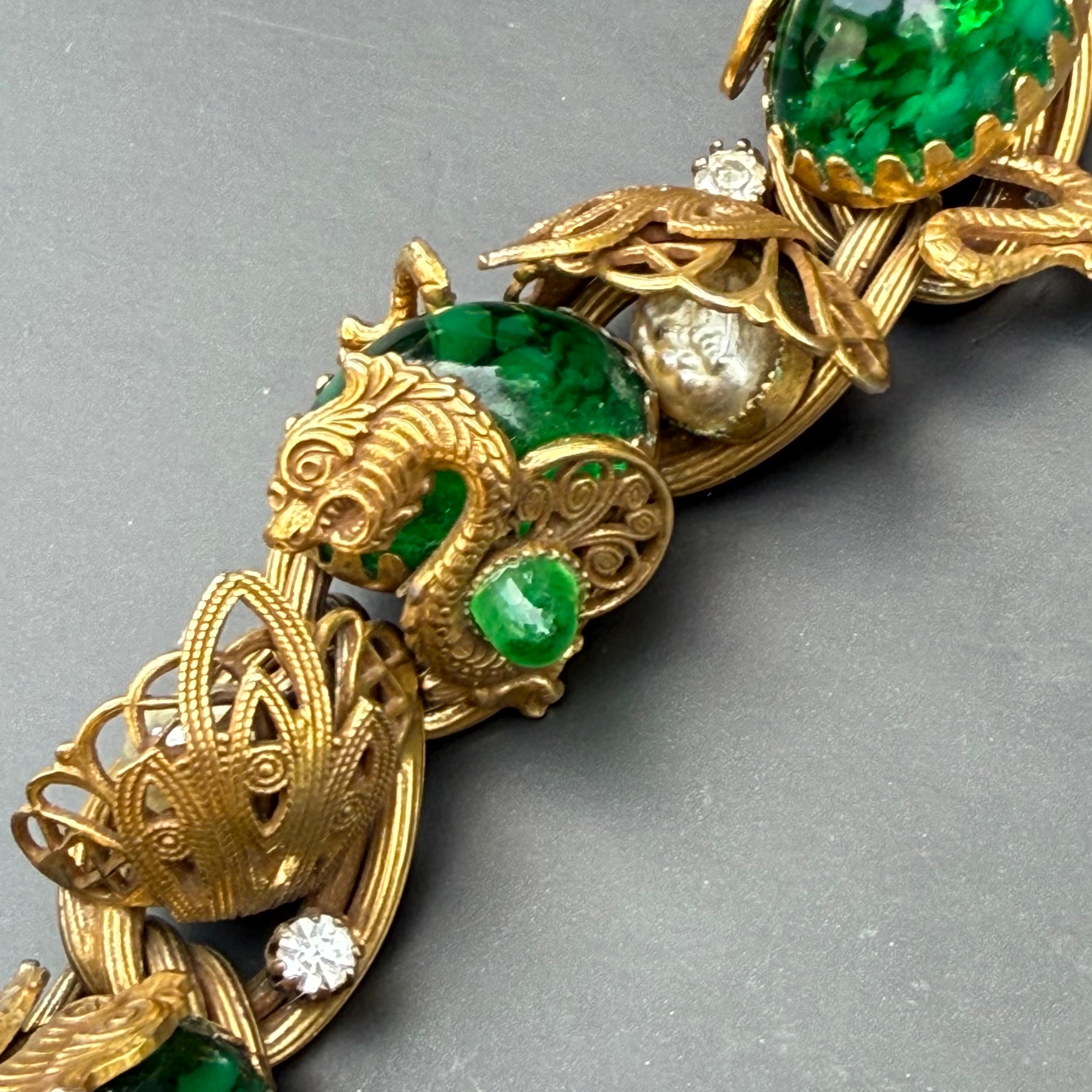 Henkel & Grosse Germany for Christian Dior necklace, 1960s For Sale 2