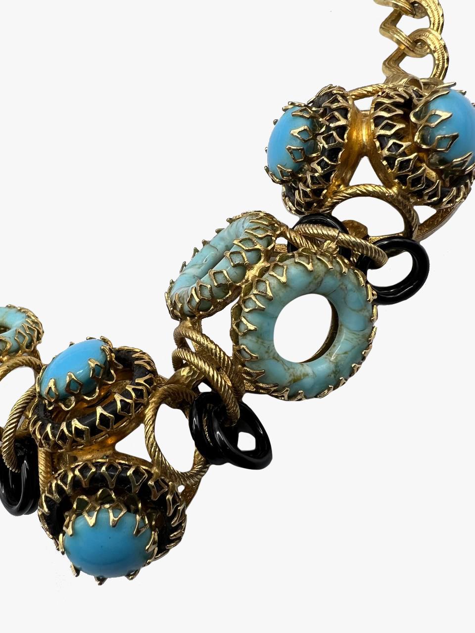 Henkel & Grosse Germany for Christian Dior necklace, 1960s 1