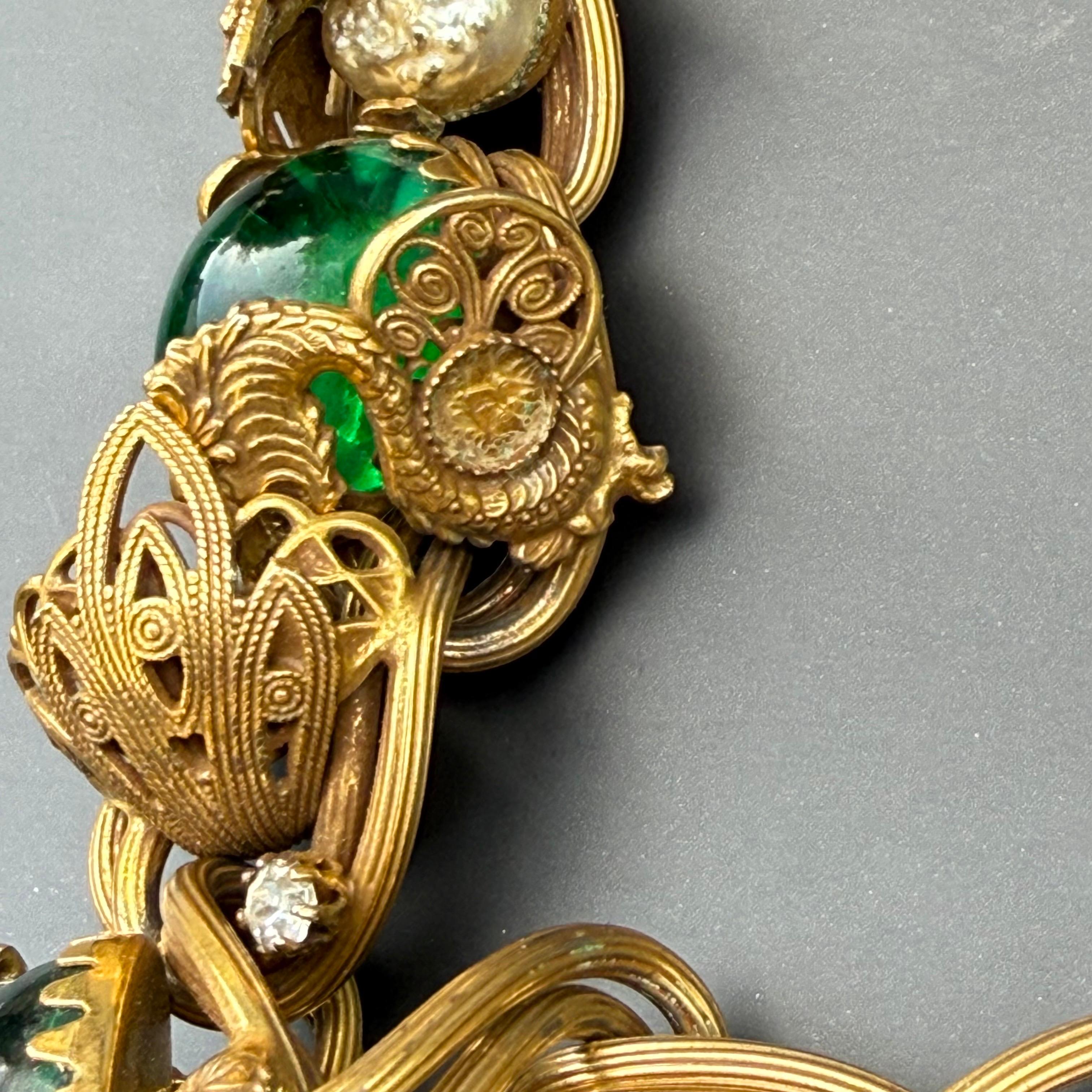 Henkel & Grosse Germany for Christian Dior necklace, 1960s For Sale 4