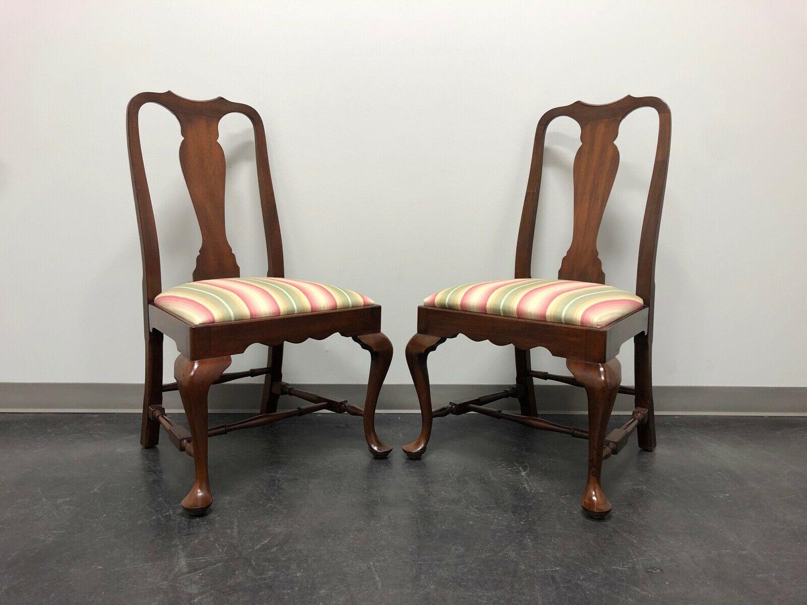 HENKEL HARRIS 104S 29 SPNEA Queen Anne Dining Side Chairs - Pair A 4