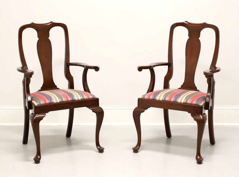 Cherry queen anne dining chairs top