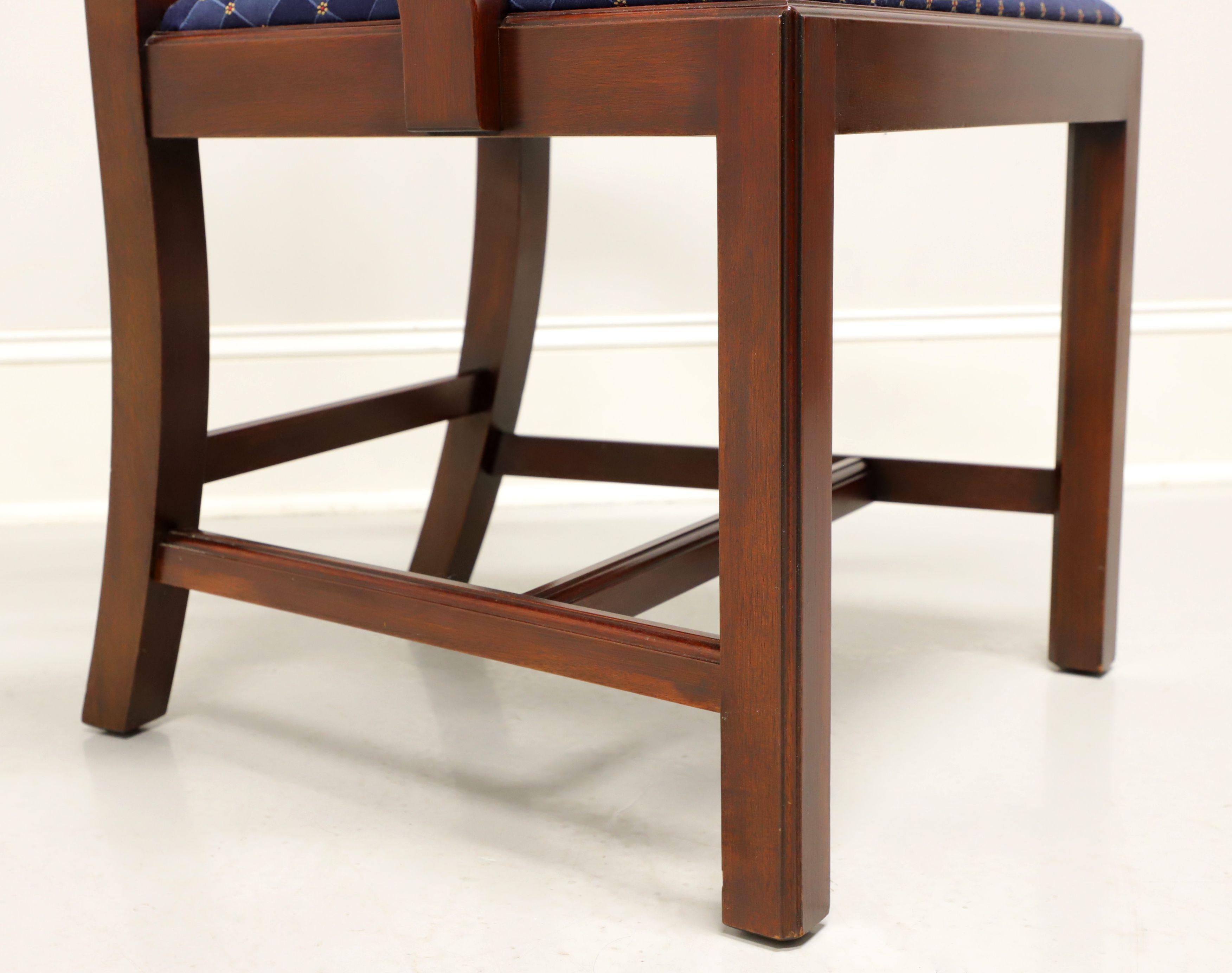 HENKEL HARRIS 107A 29 Mahogany Chippendale Dining Armchairs - Pair 5