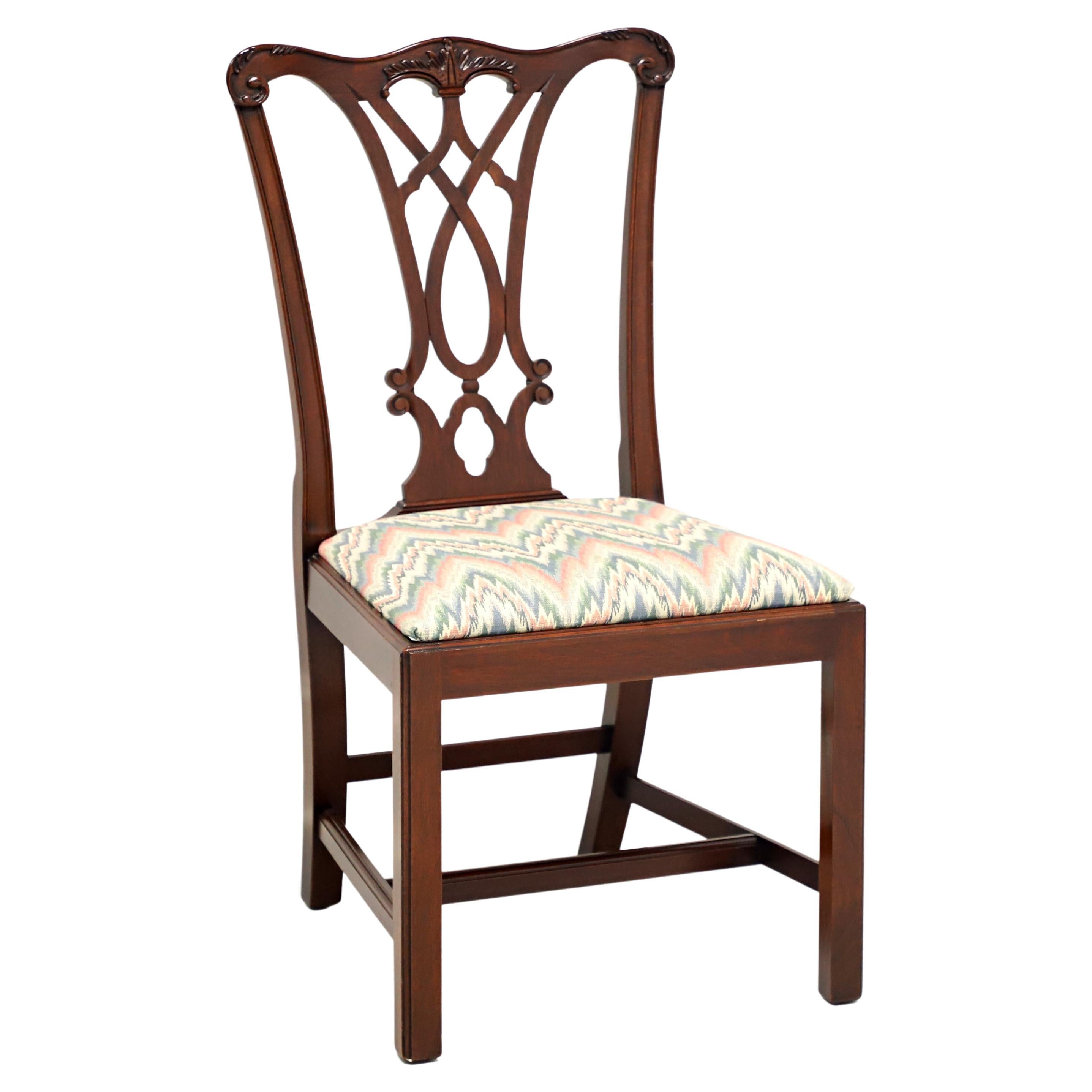HENKEL HARRIS 107S 29 Mahogany Chippendale Dining Side Chair