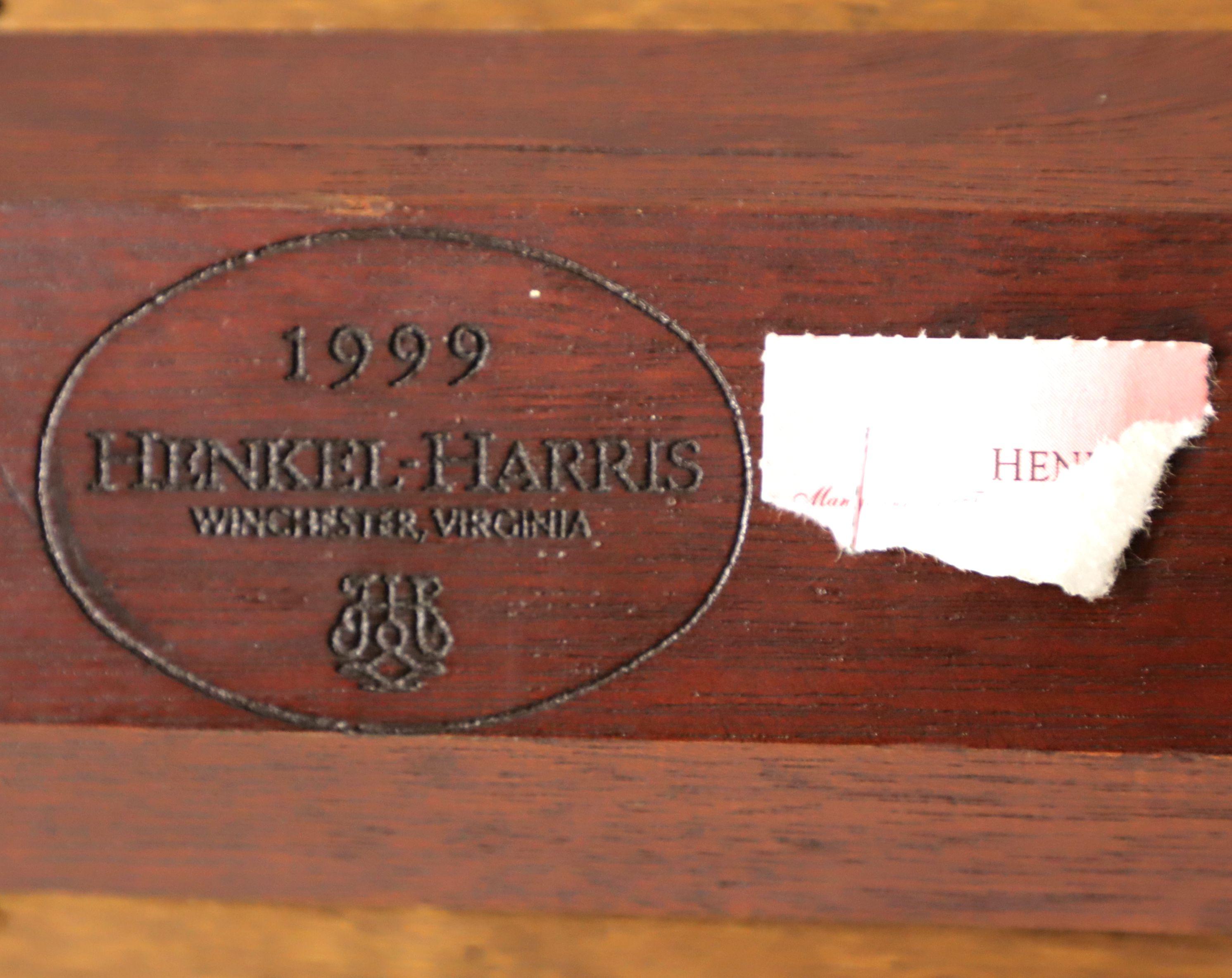 HENKEL HARRIS 1192 29 Mahogany Chippendale Corner Cupboard / Cabinet For Sale 3