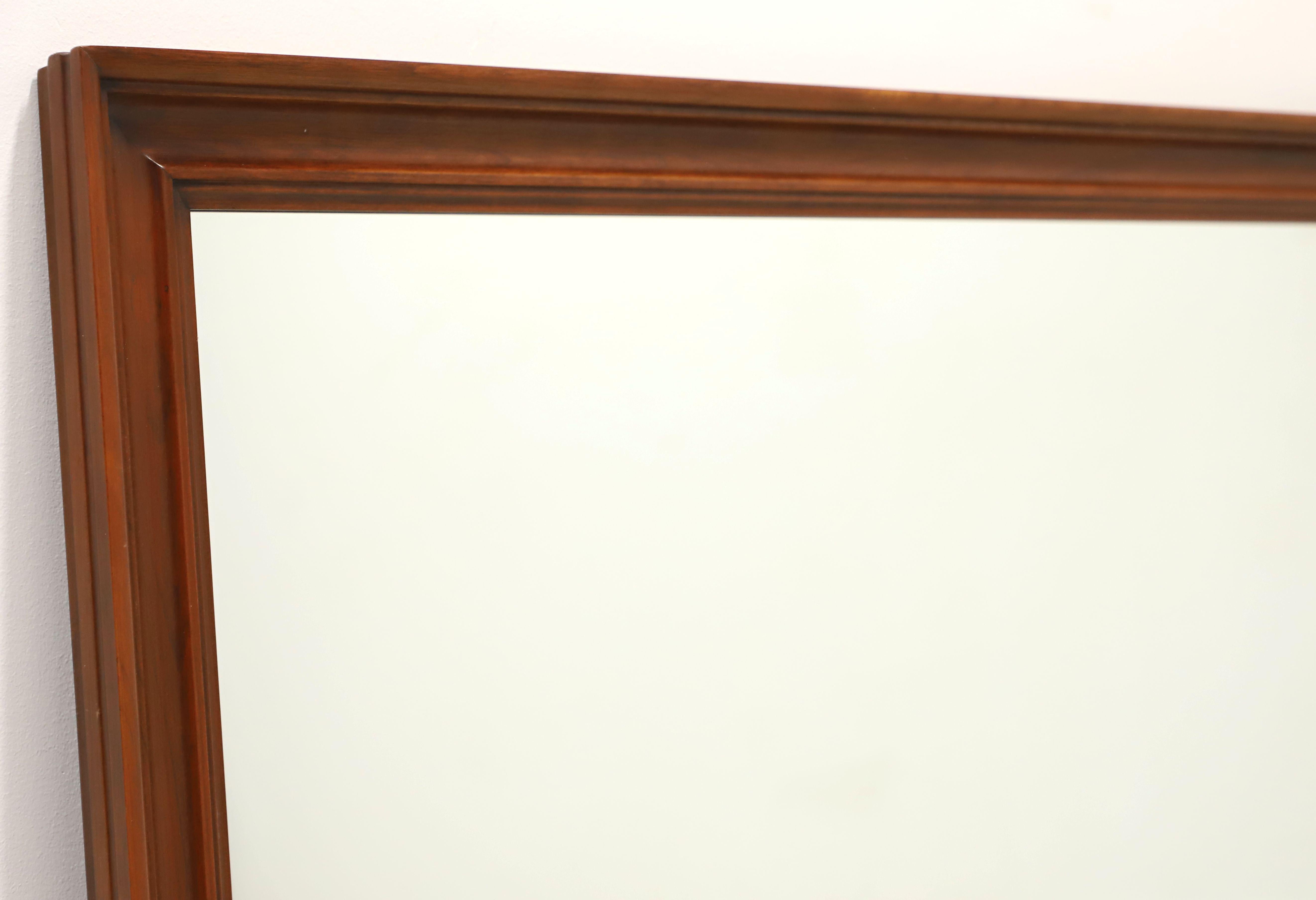 Georgian HENKEL HARRIS 125 24 Solid Wild Black Cherry Rectangular Wall Mirror