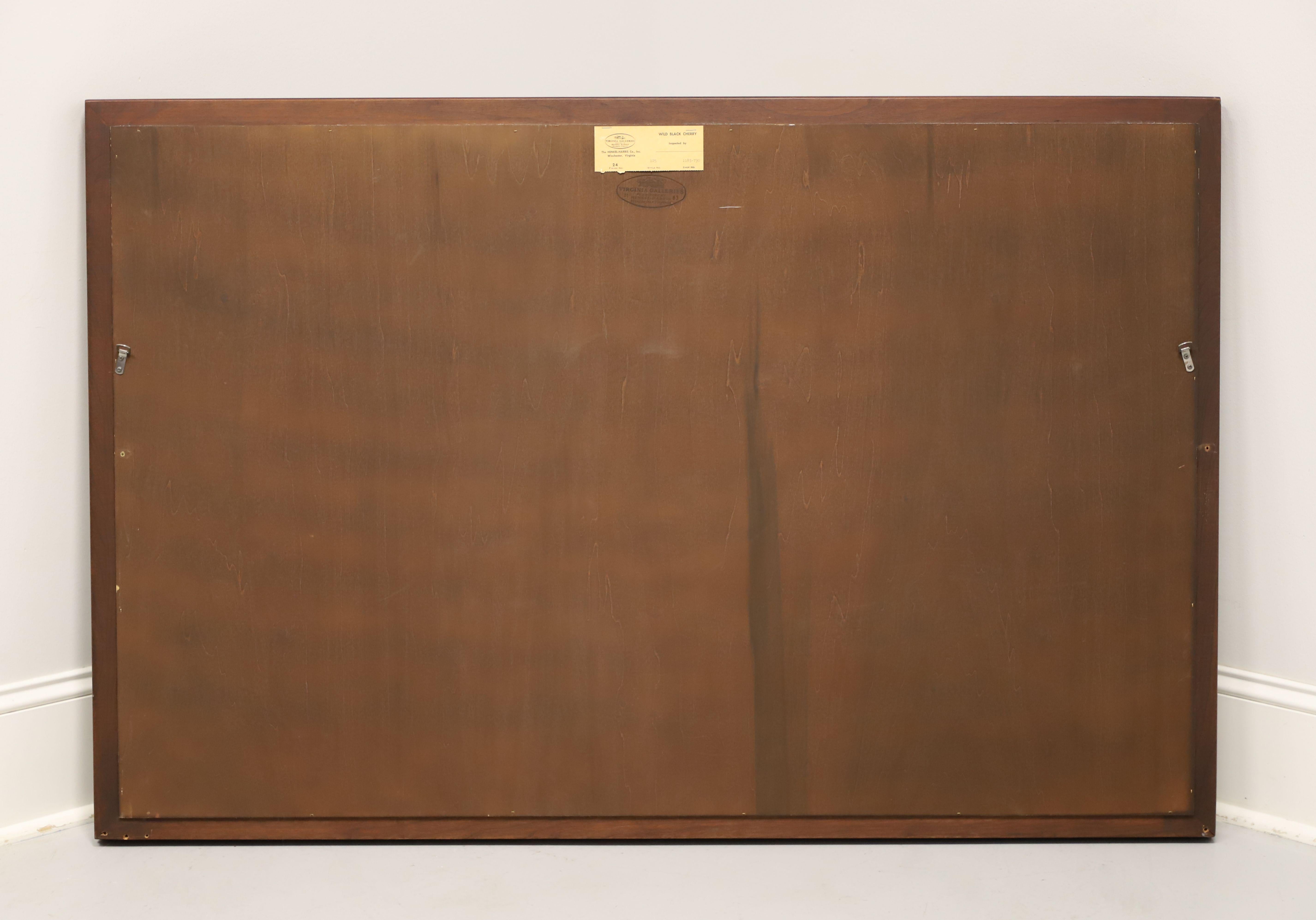 HENKEL HARRIS 125 24 Solid Wild Black Cherry Rectangular Wall Mirror 1
