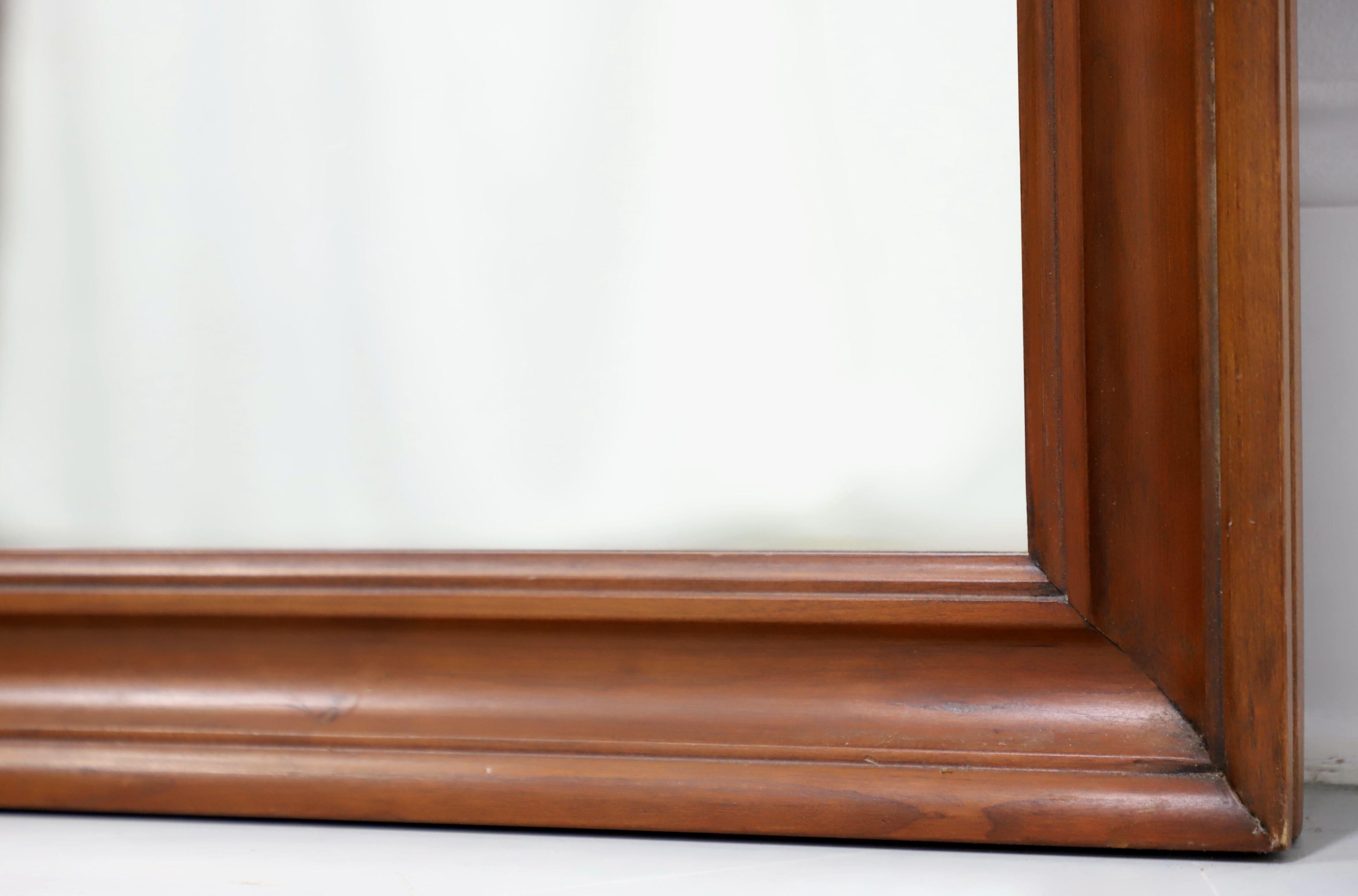 20th Century HENKEL HARRIS 134 24 Solid Wild Black Cherry Dresser / Wall Mirror For Sale