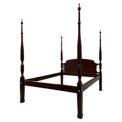 HENKEL HARRIS 150 29 Mahogany Chippendale Rice Queen Four Post Bed