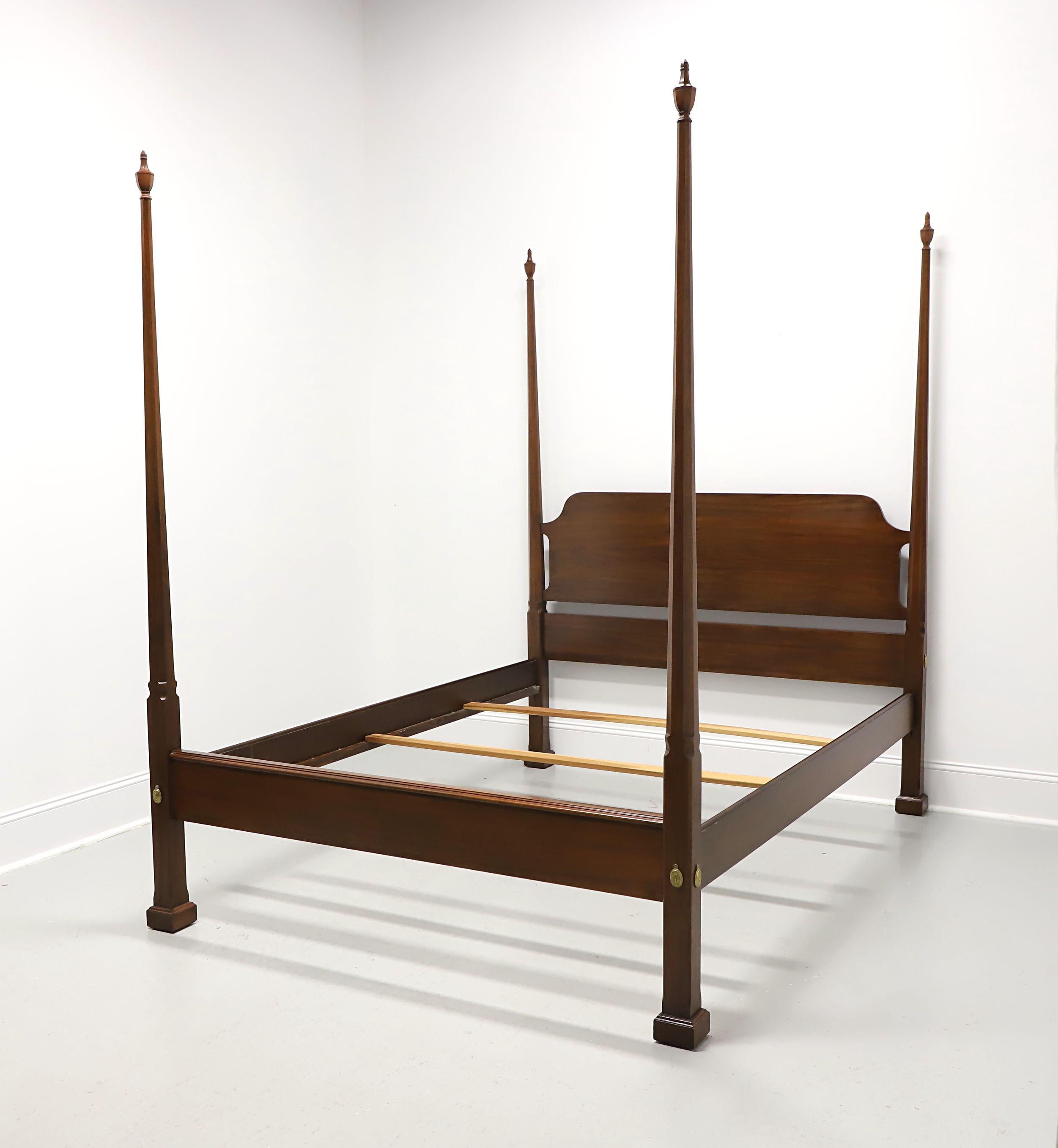 HENKEL HARRIS 170 15 Genuine Black Walnut Queen Size Pencil Post Bed 3