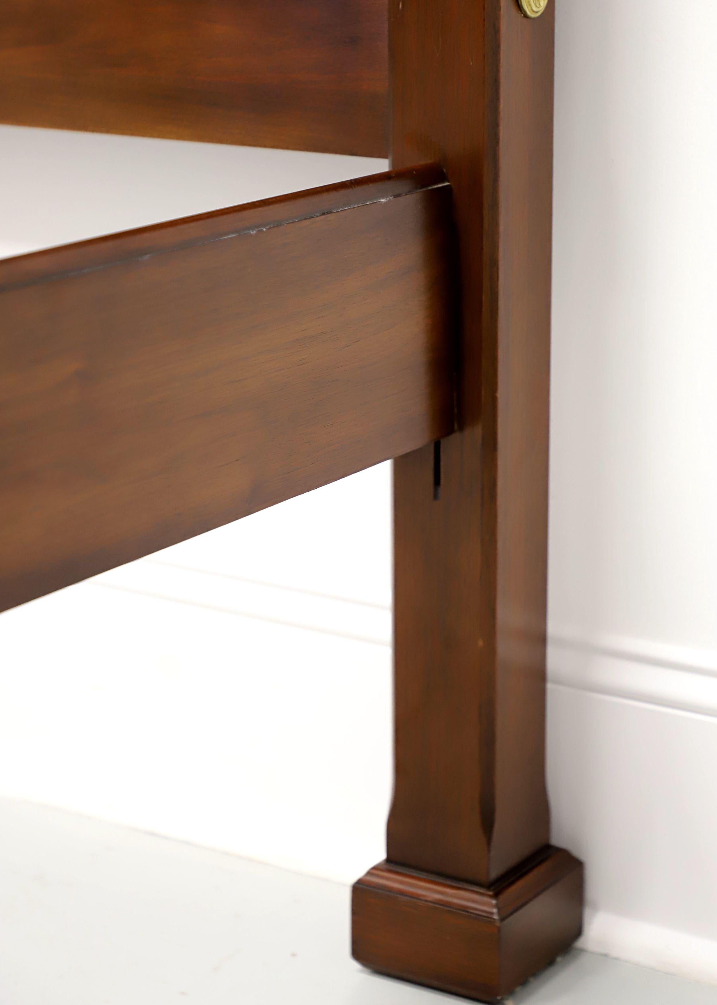 HENKEL HARRIS 170 15 Genuine Black Walnut Queen Size Pencil Post Bed 1
