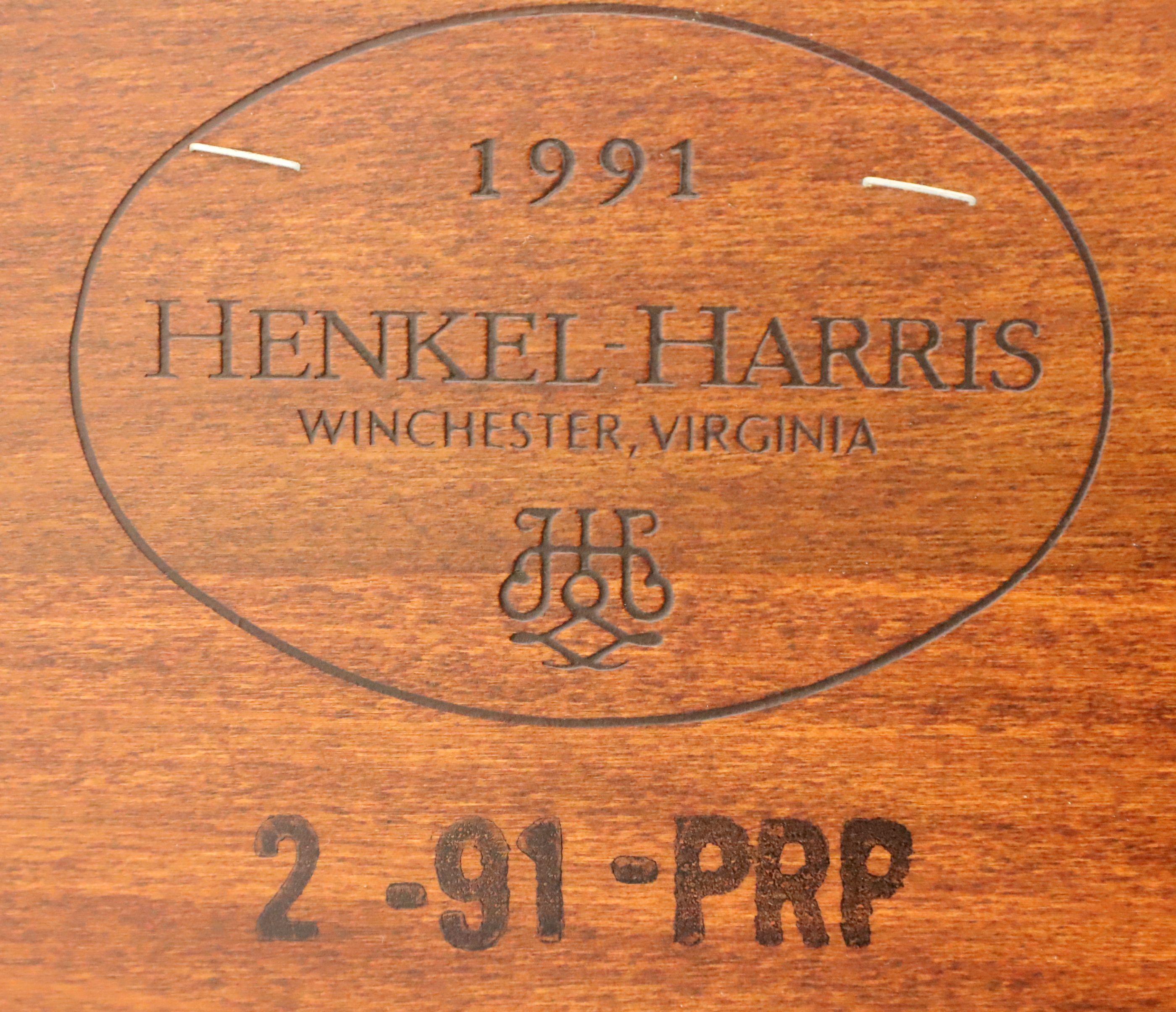 HENKEL HARRIS 170 24 Wild Black Cherry Queen Size Pencil Post Bed 4