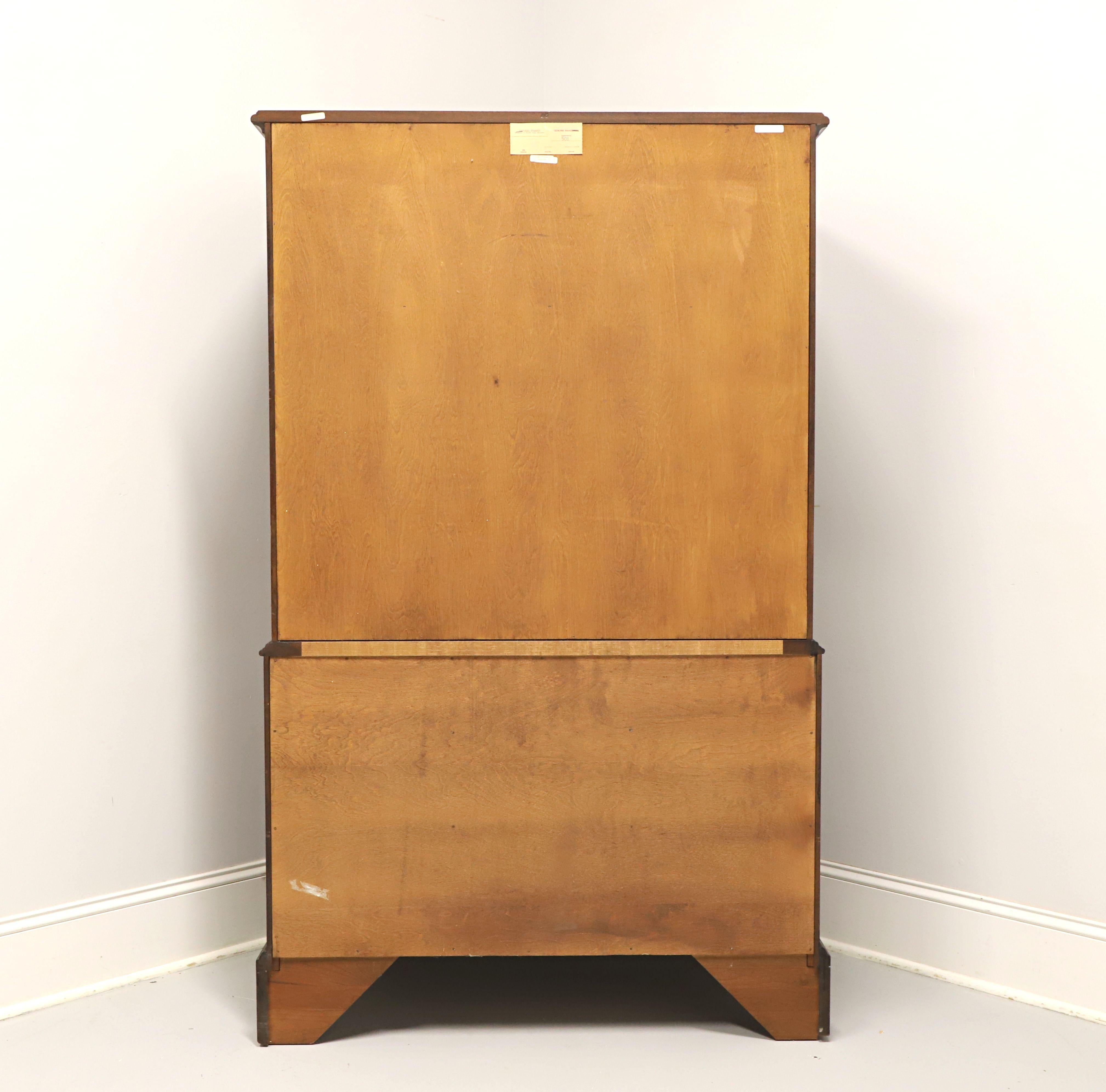 HENKEL HARRIS 171DC 29 Mahogany Chippendale Style Gentleman's Chest In Good Condition In Charlotte, NC