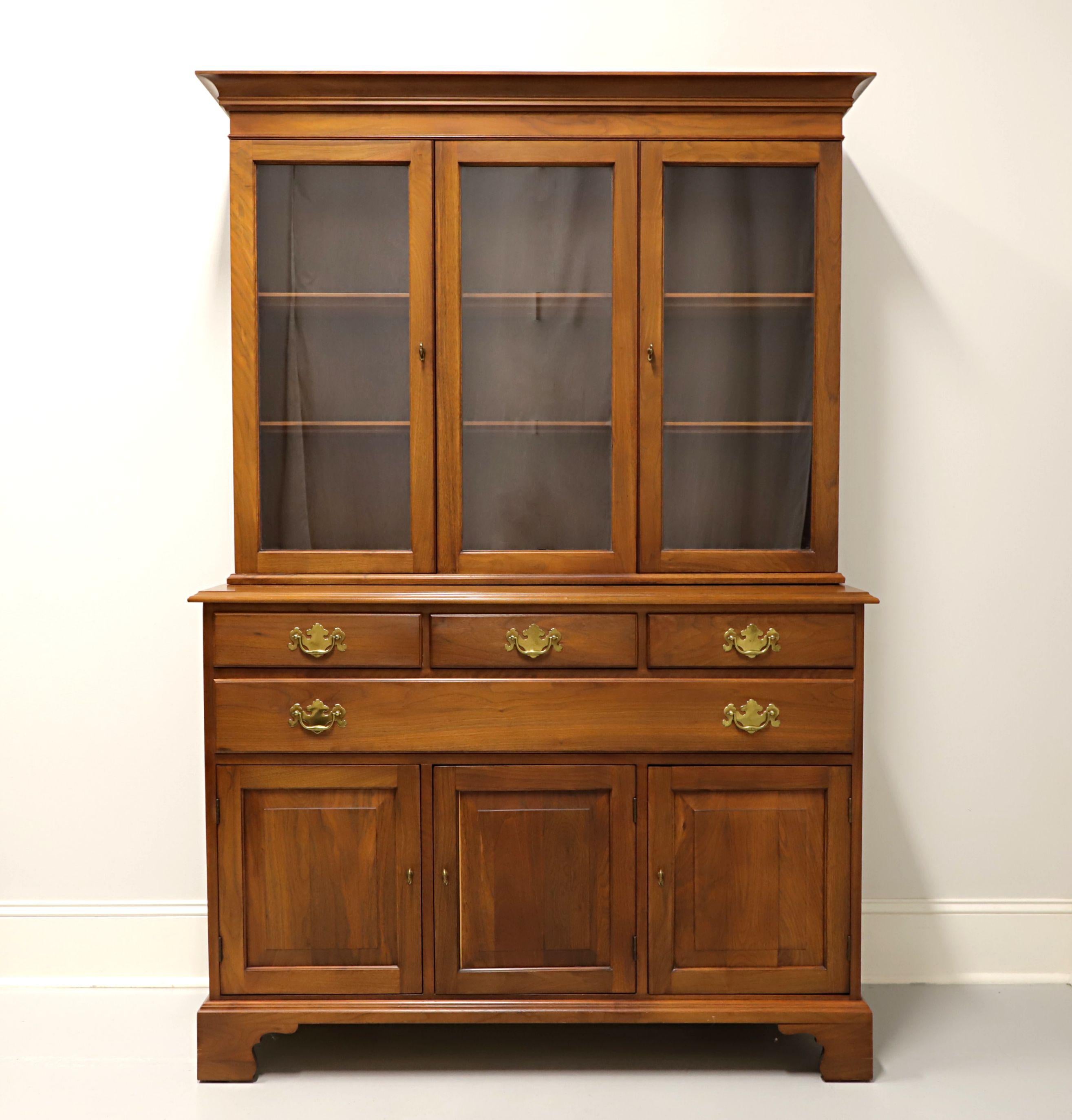 HENKEL HARRIS 2319 15 Solid Walnut Stepback Hutch 4