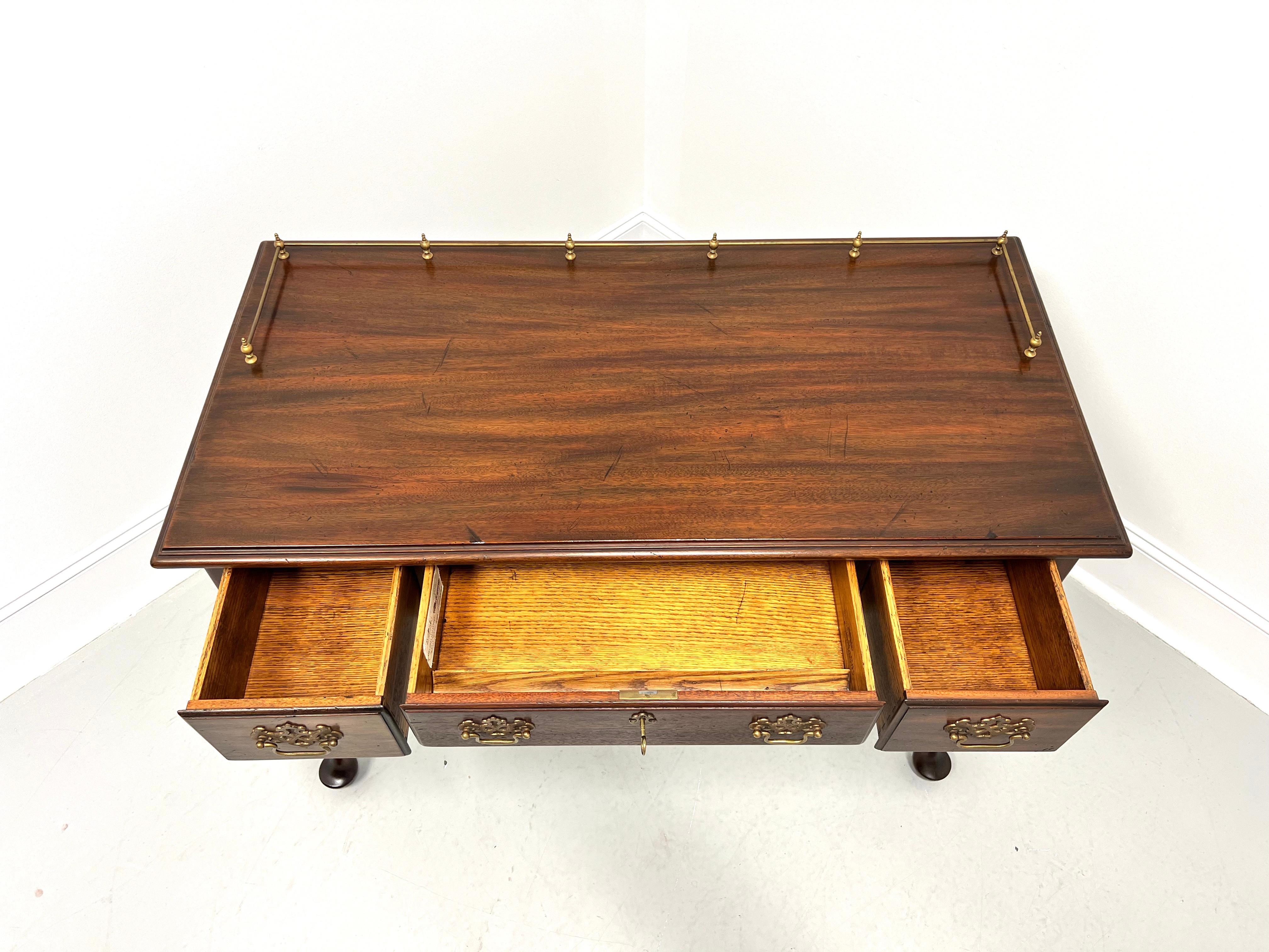 HENKEL HARRIS 2703 CD Connoisseur Distressed Mahogany Queen Anne Writing Desk 3