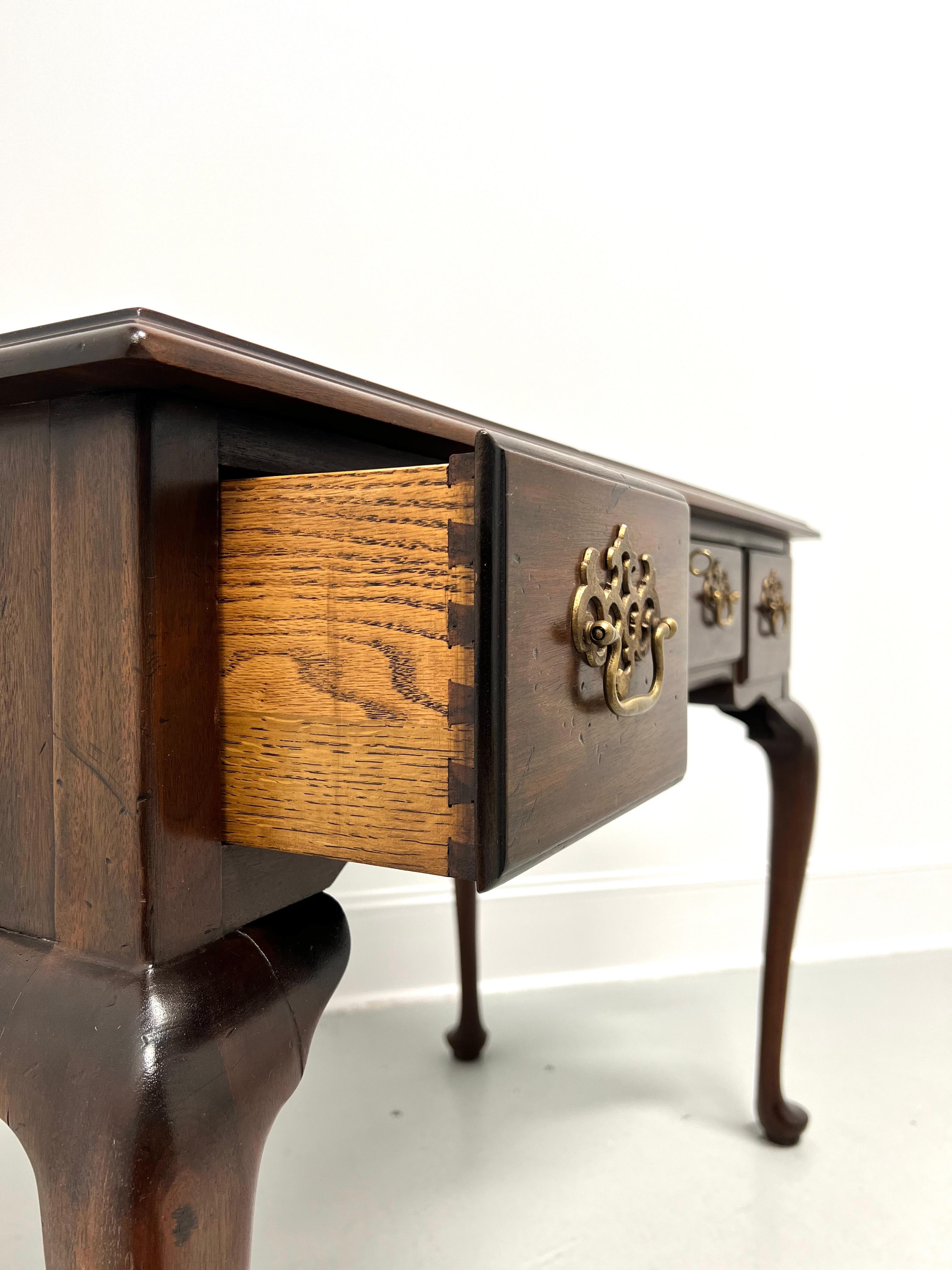 HENKEL HARRIS 2703 CD Connoisseur Distressed Mahogany Queen Anne Writing Desk 4