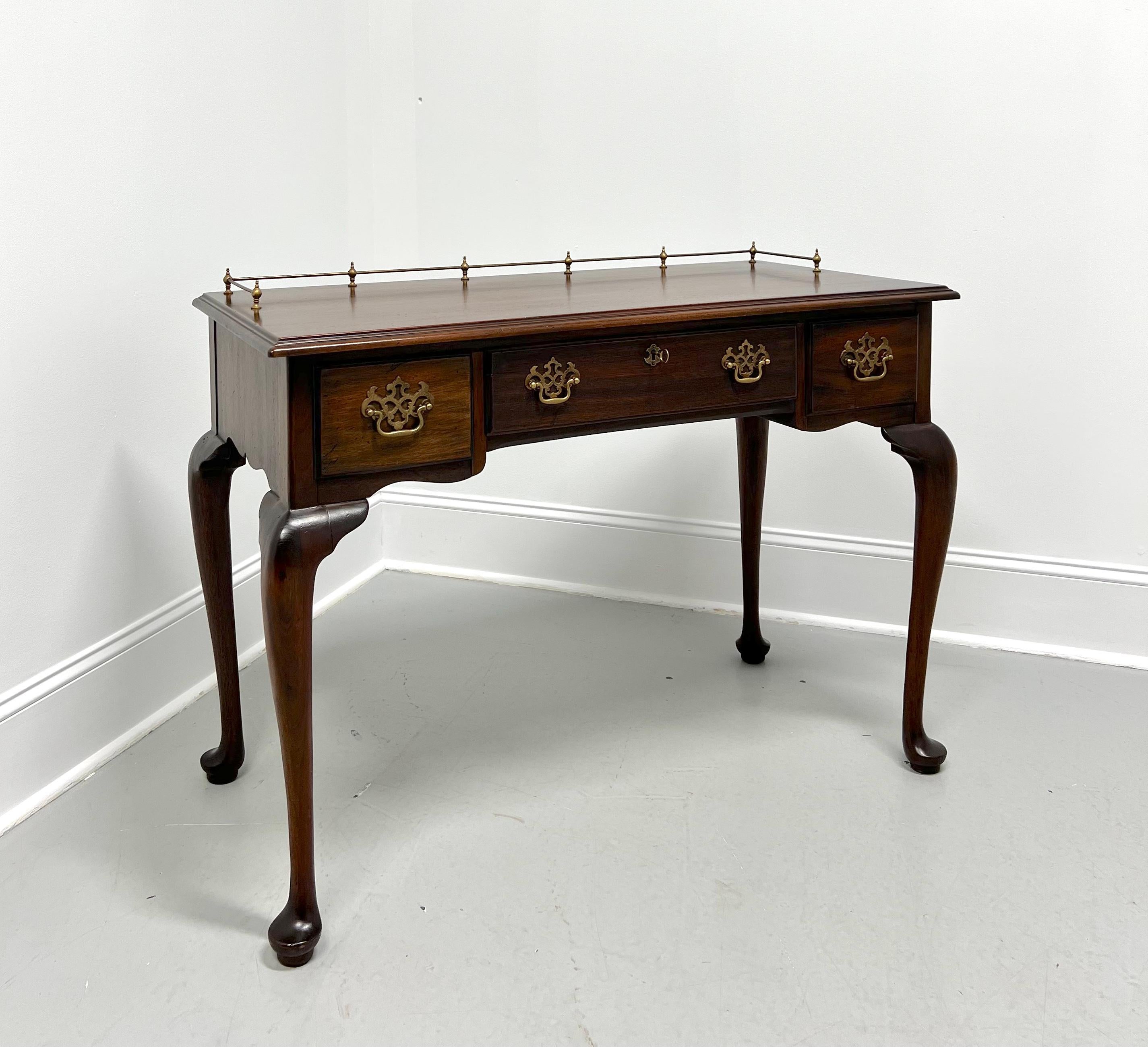 HENKEL HARRIS 2703 CD Connoisseur Distressed Mahogany Queen Anne Writing Desk 8