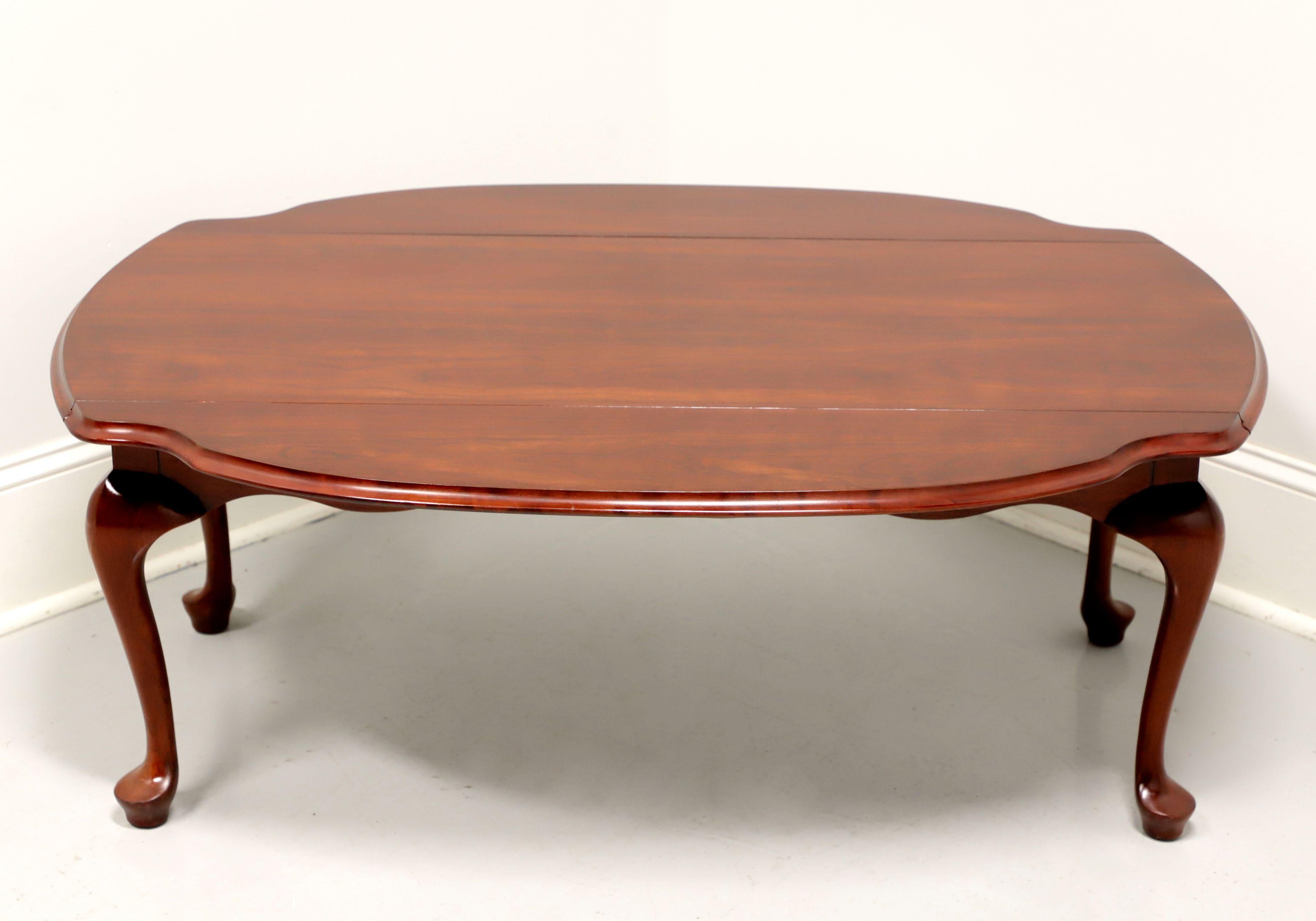 cherry oval coffee table