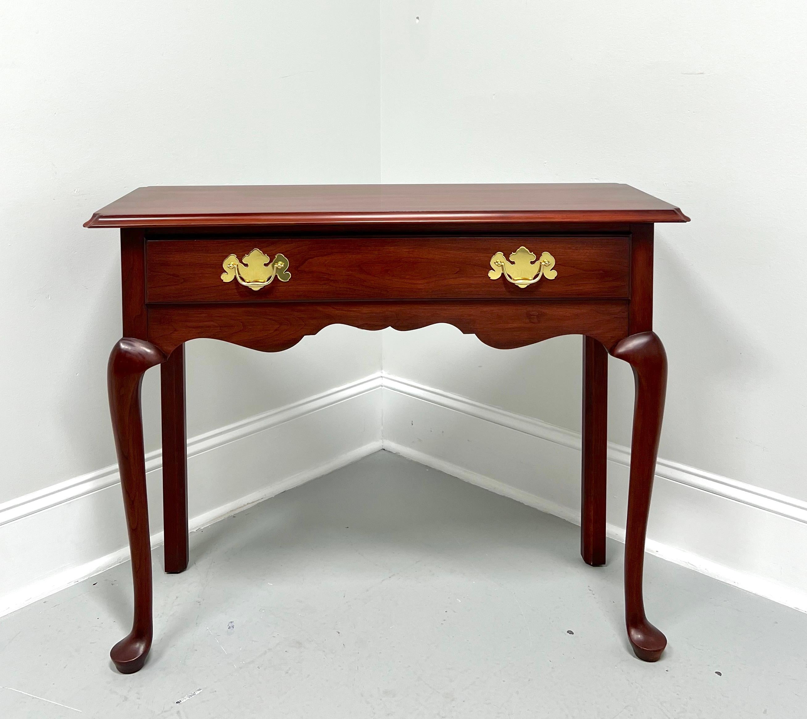HENKEL HARRIS 5708 24 Solid Wild Black Cherry Queen Anne Console Table 4