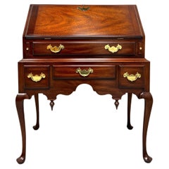 Vintage HENKEL HARRIS 6005 29 SPNEA Lady Astor Solid Mahogany Drop Front Secretary Desk