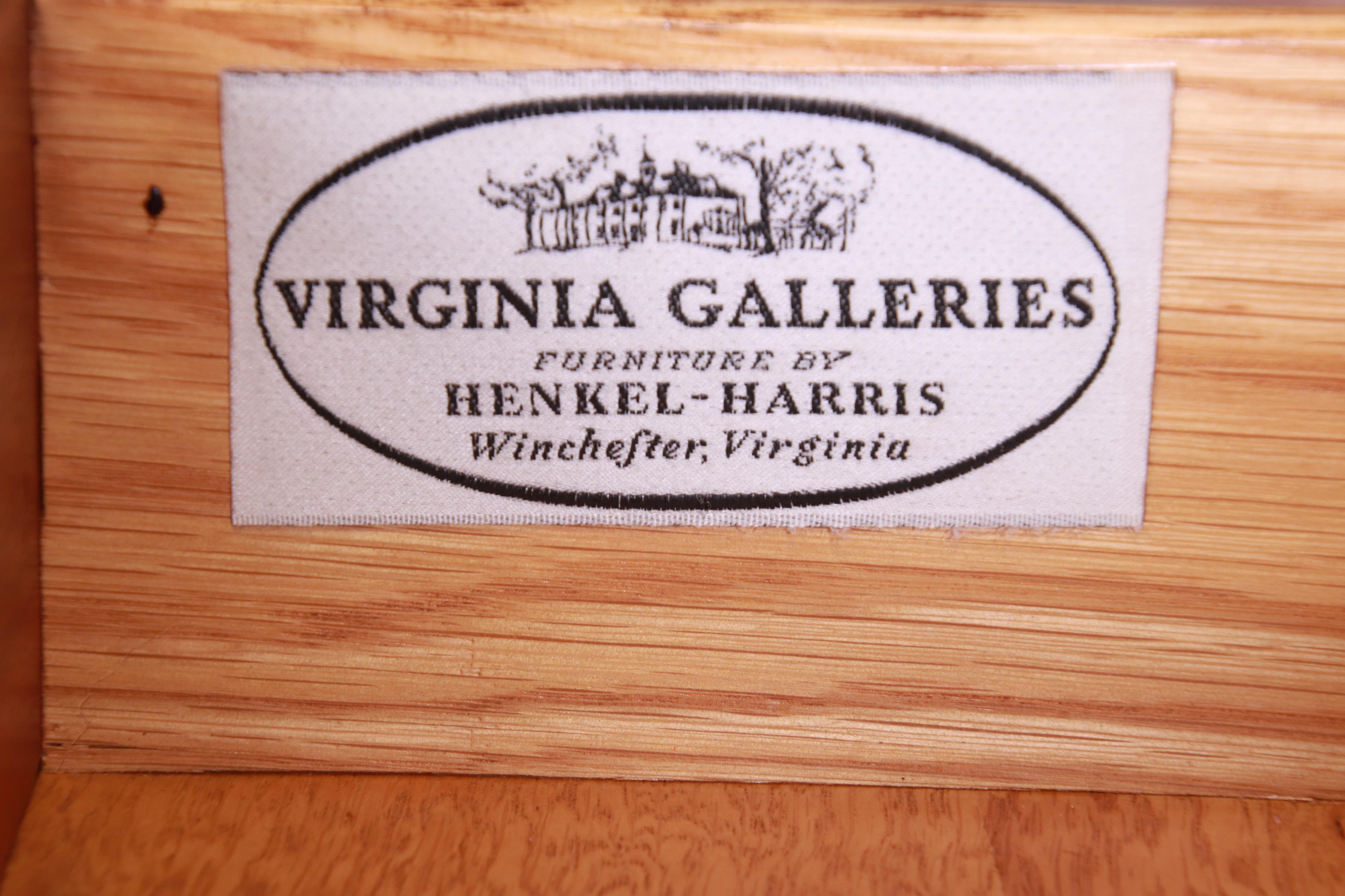 Henkel Harris American Chippendale Solid Mahogany Ten-Drawer Dresser 3