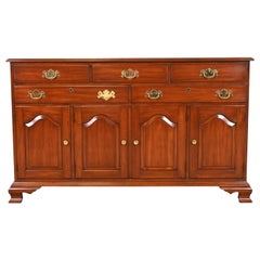 Henkel Harris American Colonial Cherry Wood Sideboard Buffet or Bar Cabinet