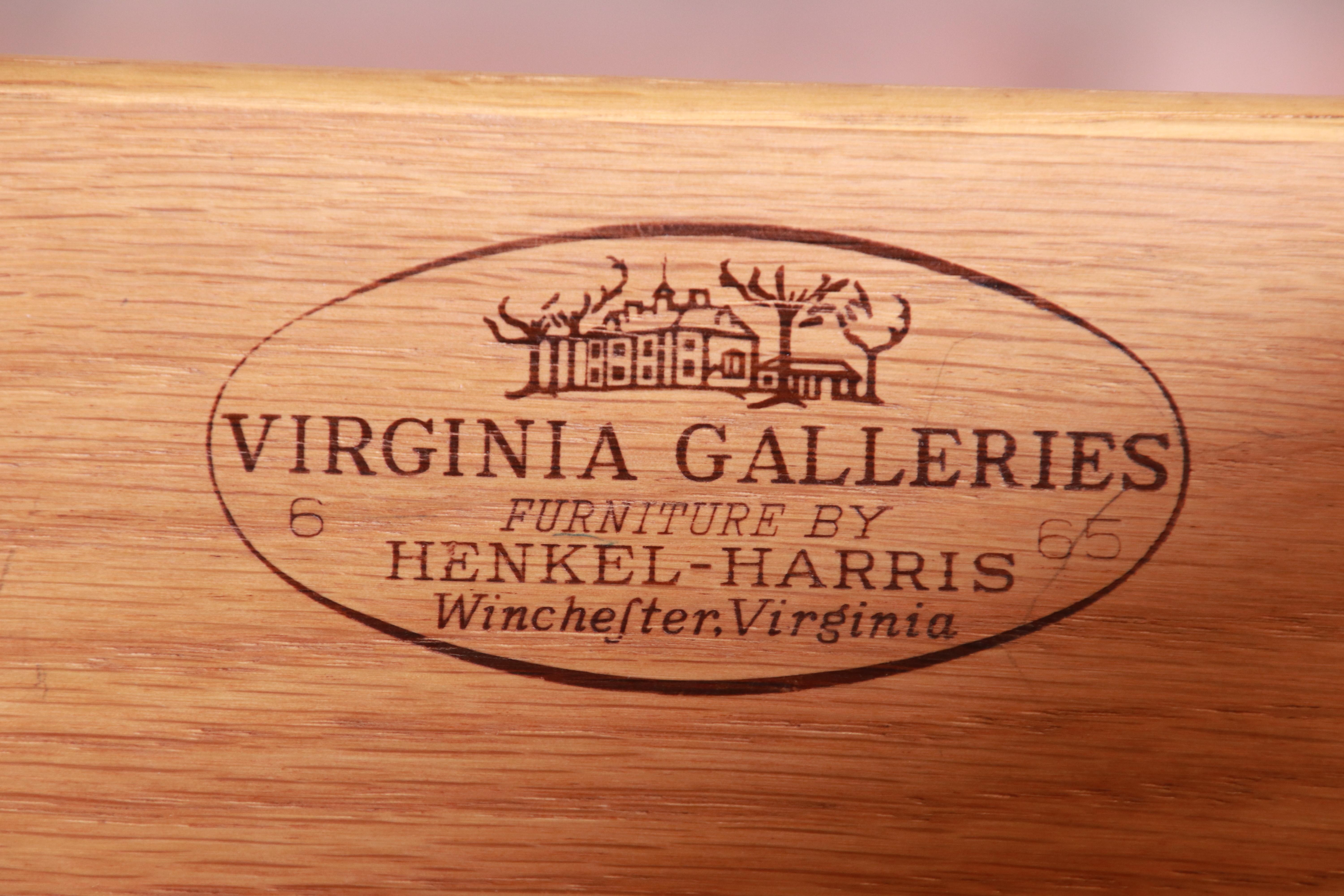 Henkel Harris American Colonial Solid Cherry Highboy Dresser 6