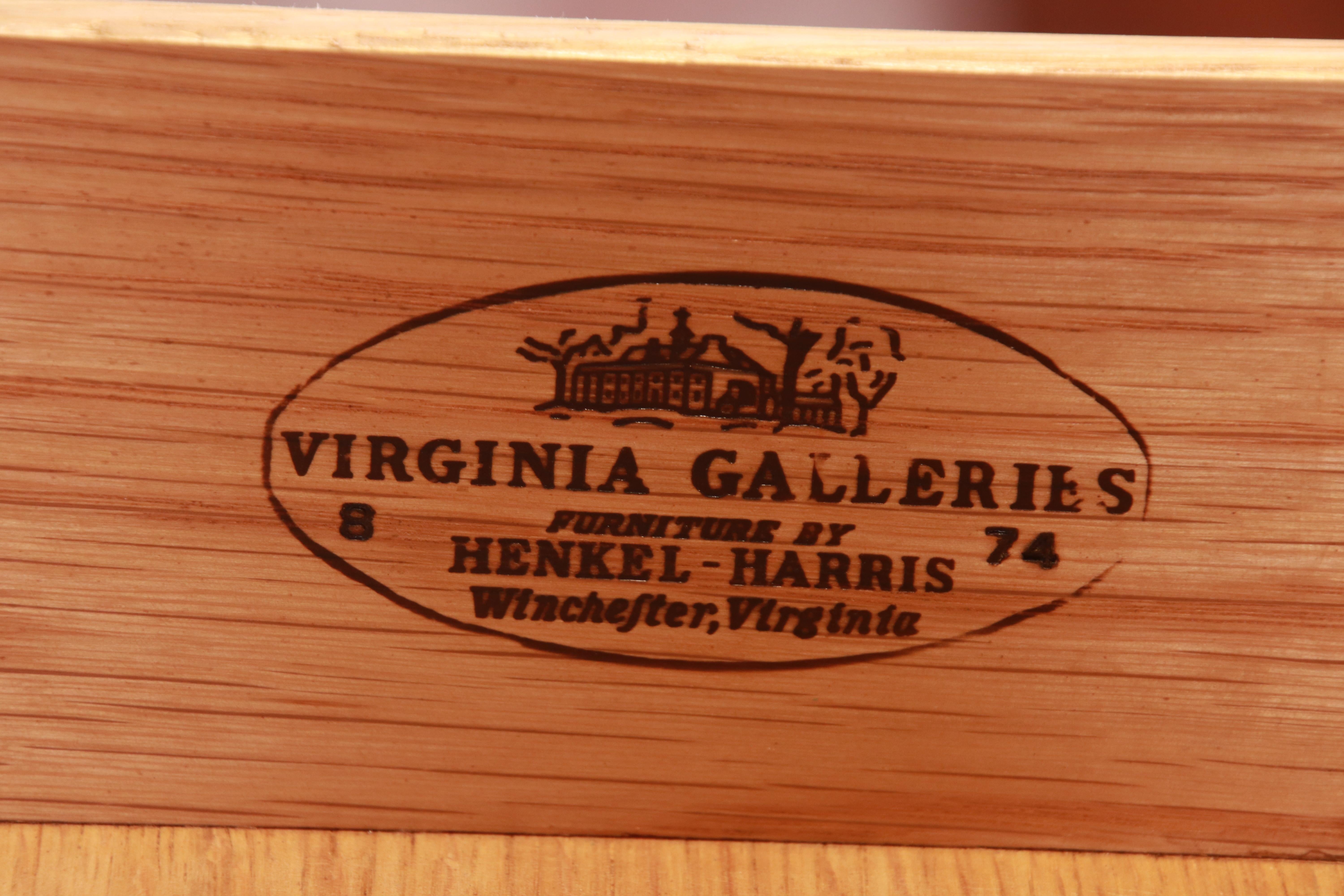 Henkel Harris American Colonial Solid Cherry Sideboard Server or Bar Cabinet 13